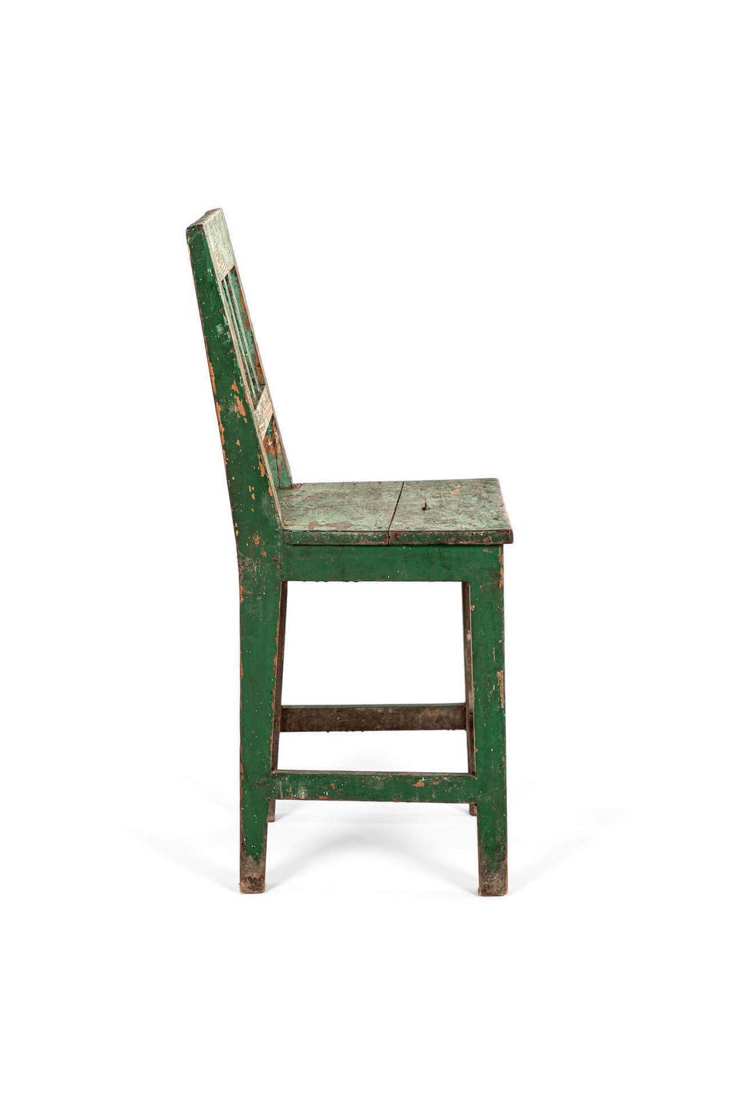 Green Swedish Chair, 1900s, Antique photo 324.0