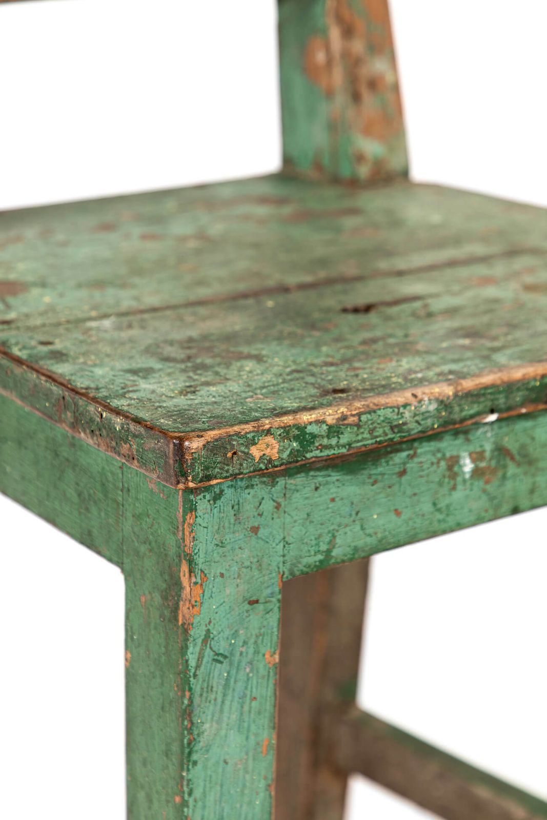 photo furniture Green Swedish Chair, 1900s, Antique