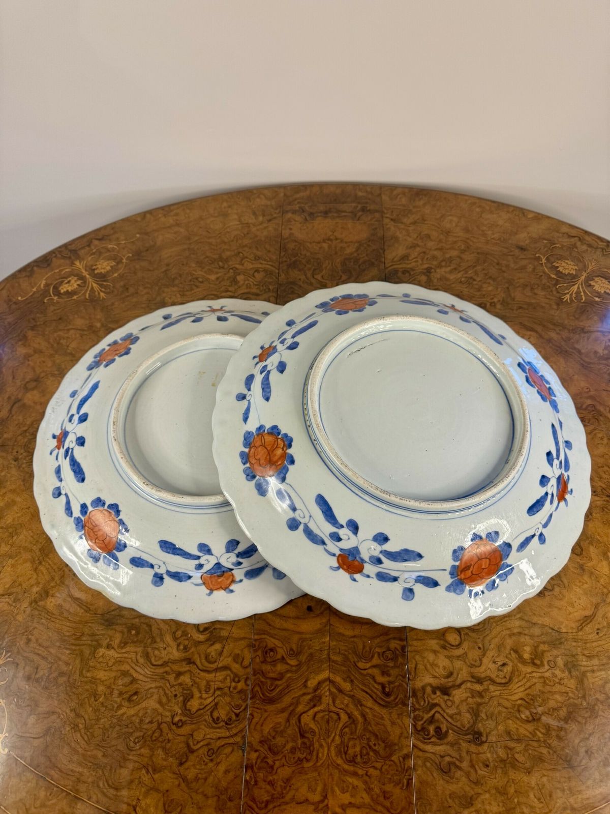 Outstanding Quality Pair Of Antique Japanese Imari Chargers photo Home Decor