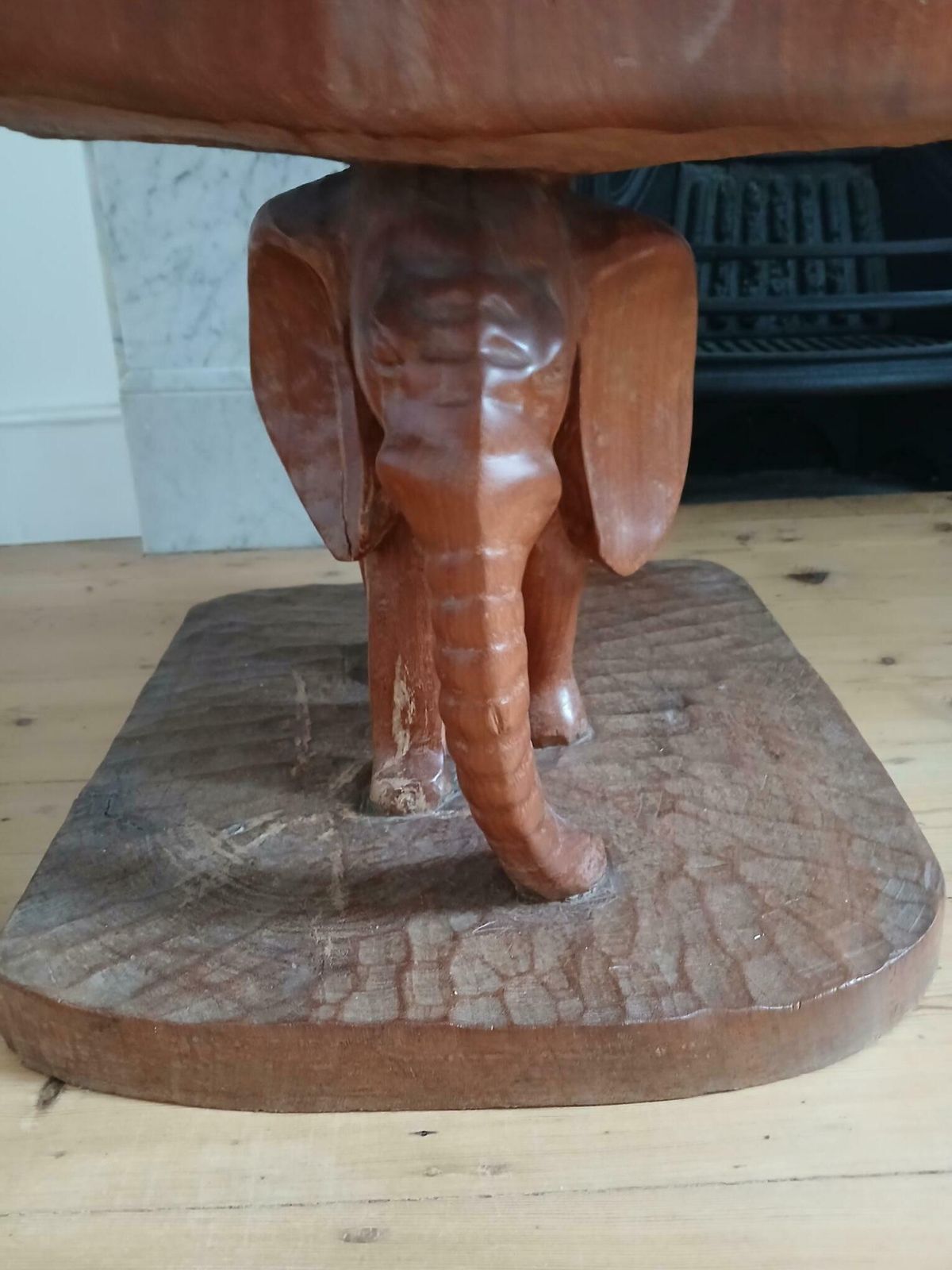 Hand Carved Mahogany African Chair photo furniture
