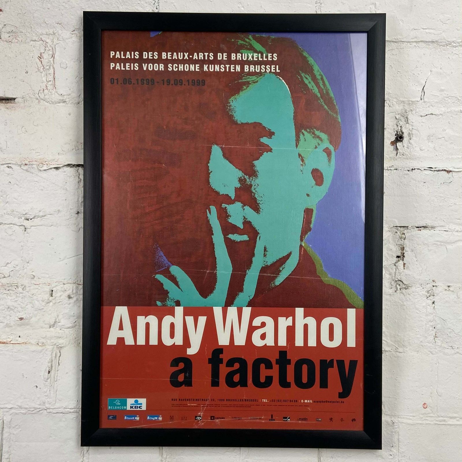 Original 1999 Warhol ‘A Factory’ Framed Poster