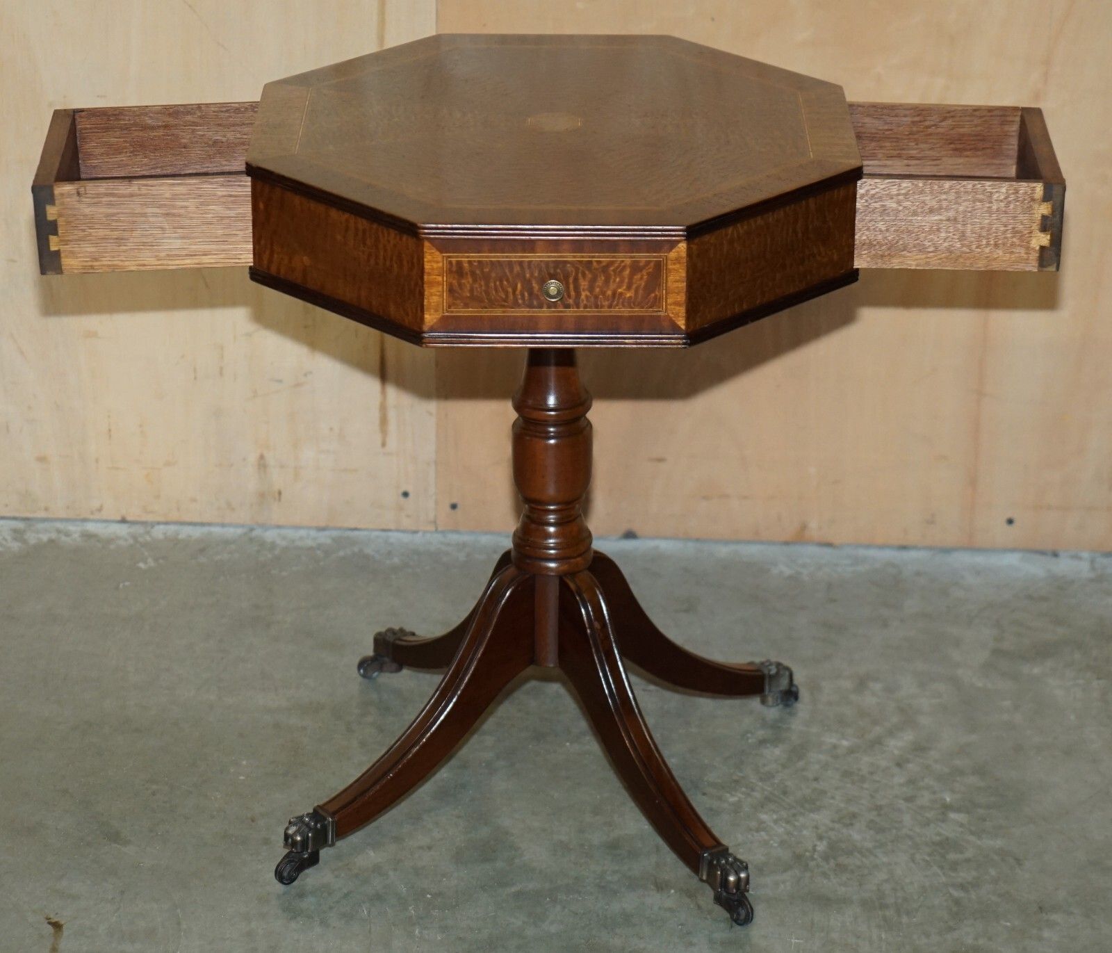 photo buy Pair Of Mid Century Modern Andrew Thompson Burr Oak Side End Lamp Wine Tables