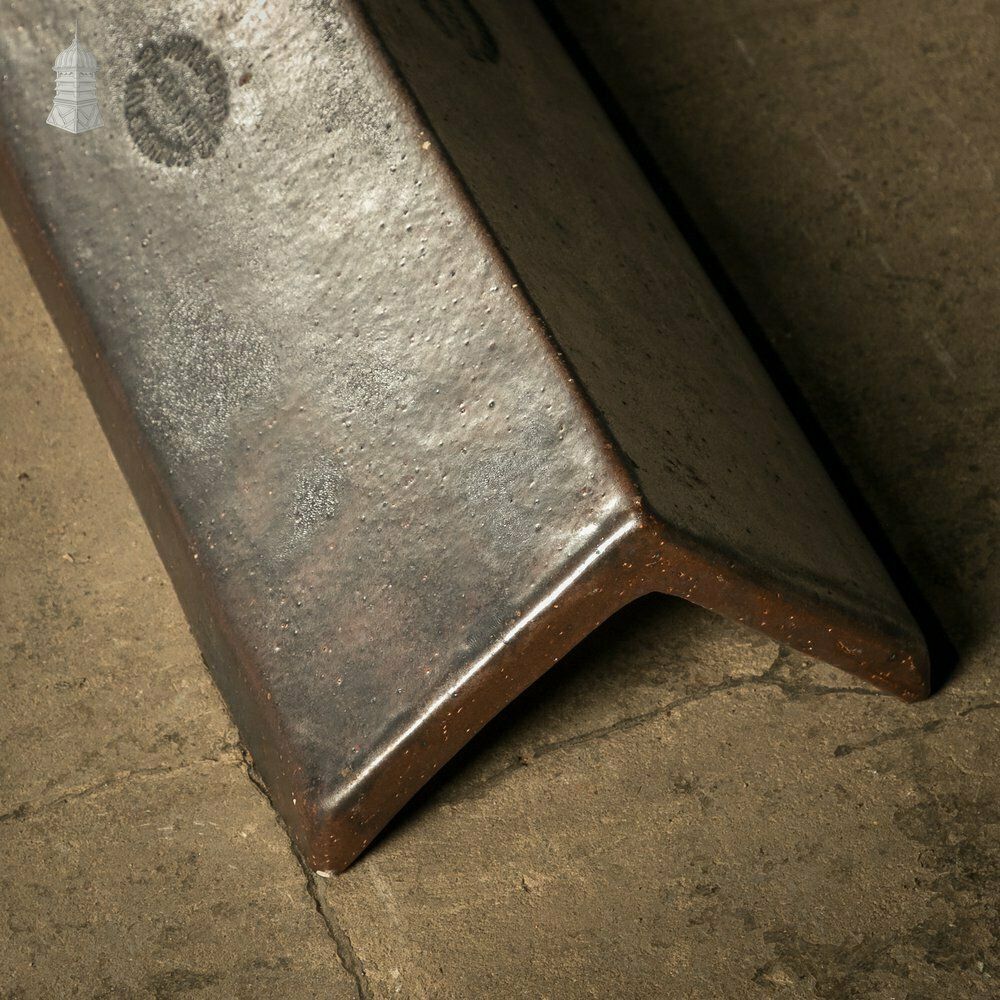 Triangle Ridge Tile, Salt Glazed   A Run Of 11 Metres photo vintage