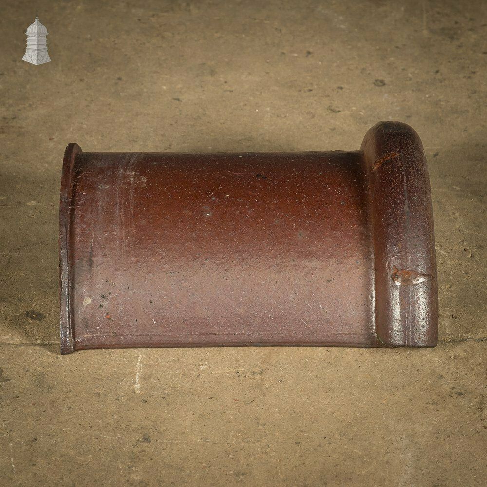 photo furniture Half Round Ridge, Interlocking Salt Glazed Ridge Tile