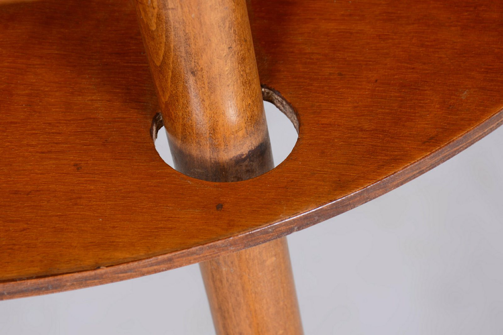 Original Mid Century Coffee Table, Walnut, Beech, Czech, 1950s photo for sale