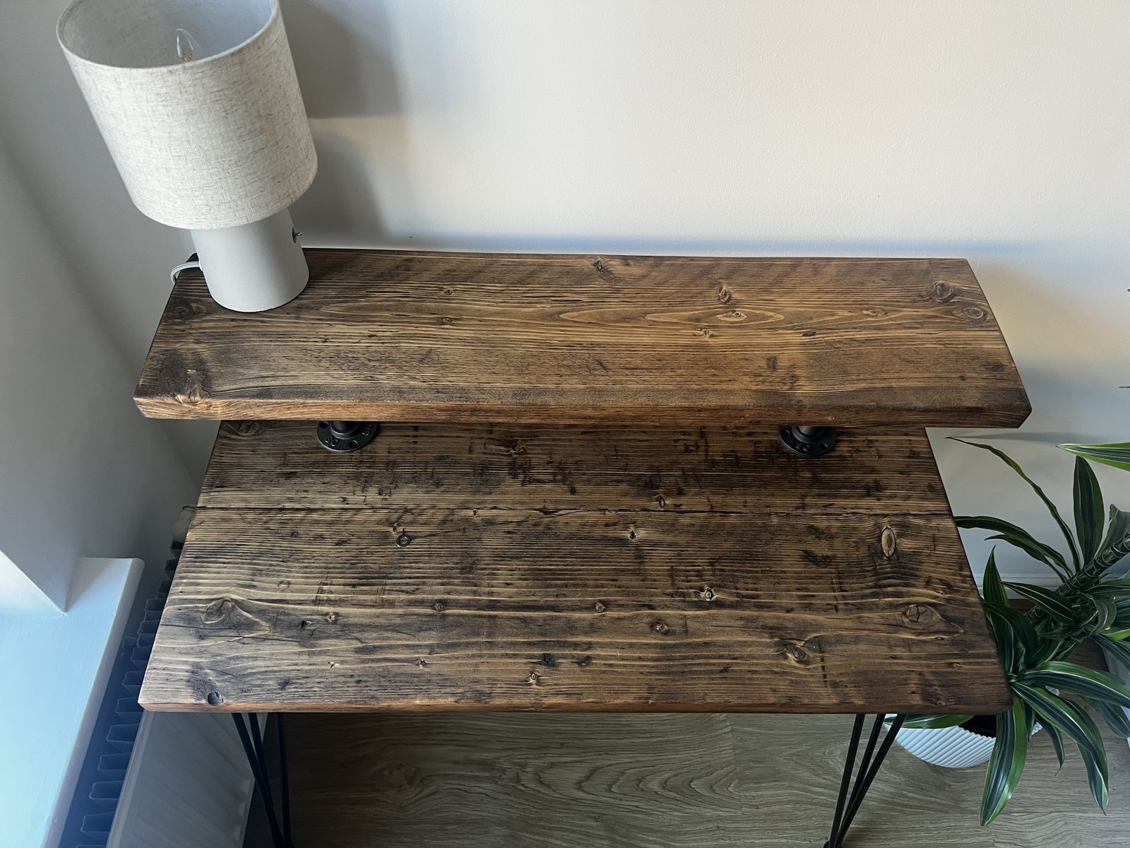 Industrial Reclaimed Wood Desk photo buy