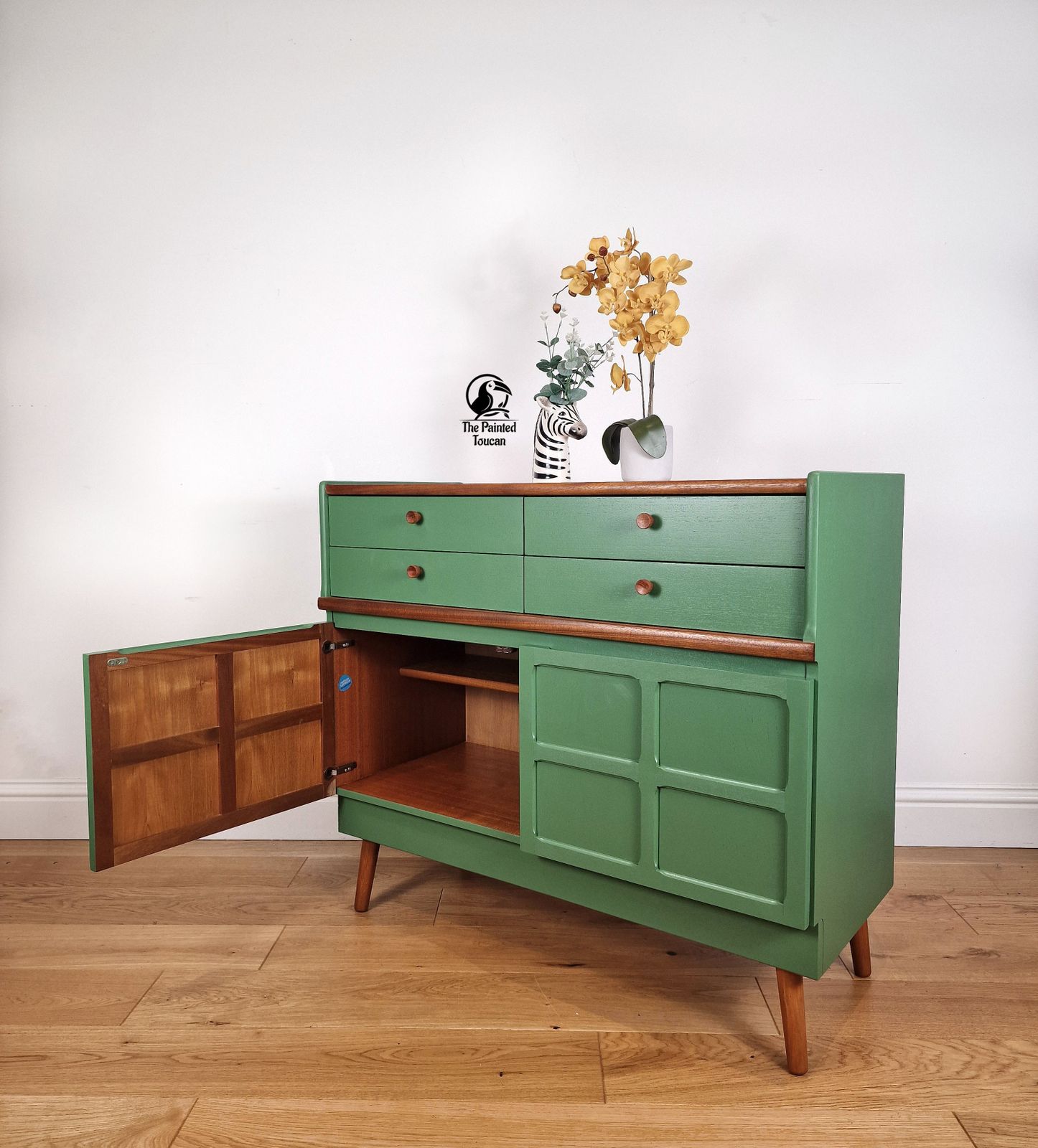 Vintage Nathan Green Sideboard Custom Order photo Furniture