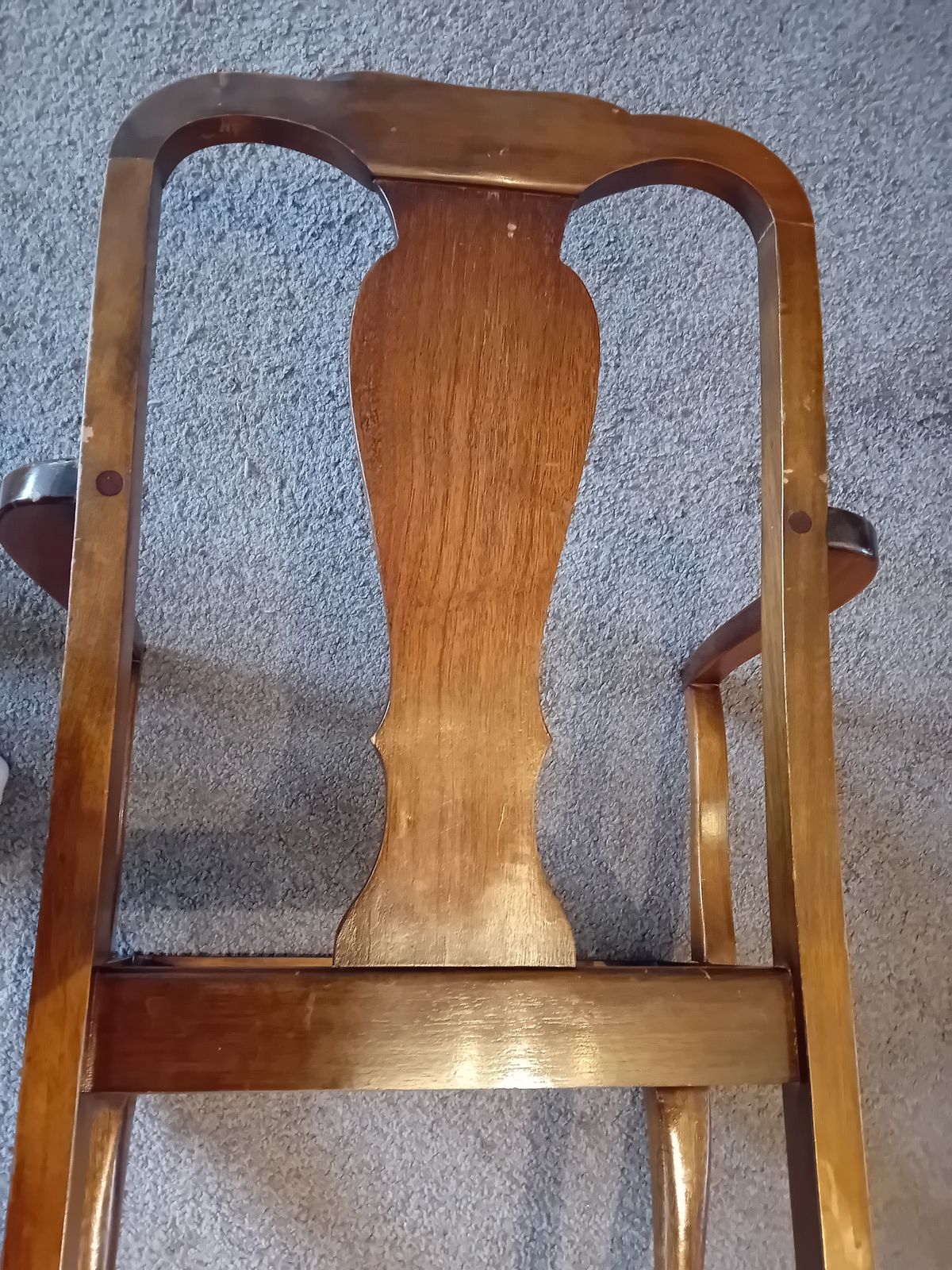 Antique Oak Dining Arm Chair / Carver photo for sale