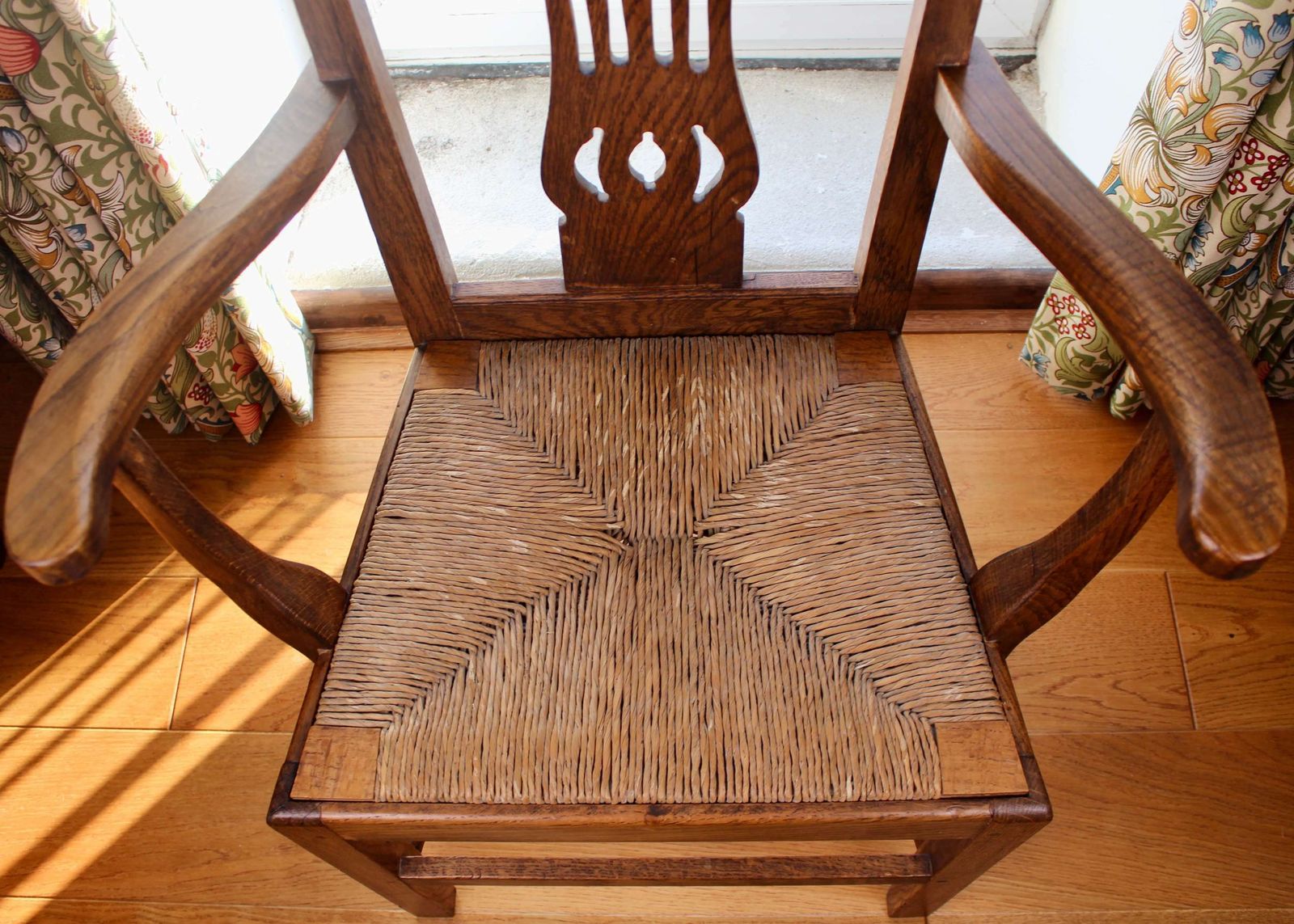 Furniture Set Of 8 George III Oak Country Chairs By Clarkson Of Wolverhampton photo