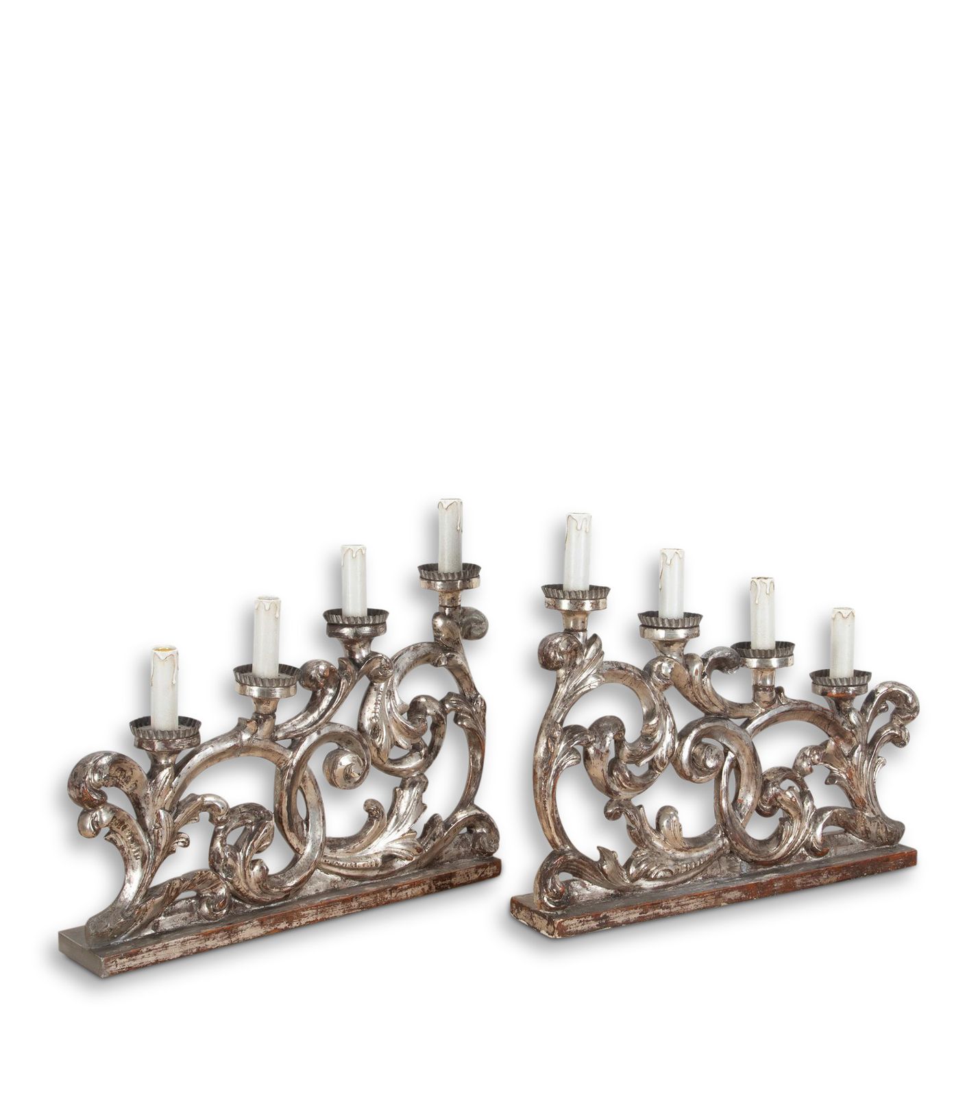 Italian 19th Century Carved Candelabra photo vinterior