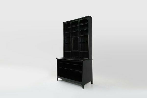 photo furniture Art Nouveau Farmacist Cabinet In Oak, France, 1910