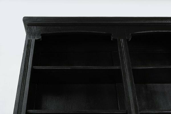 Furniture Art Nouveau Farmacist Cabinet In Oak, France, 1910 photo
