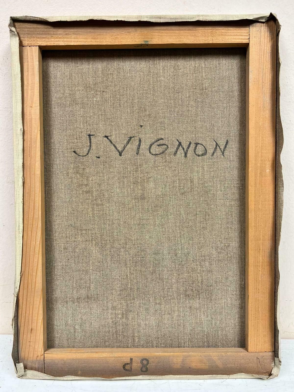 Josine Vignonfrench Nude Female Portrait Interior Post Impressionist Signed Impasto Oil 1960's photo buy