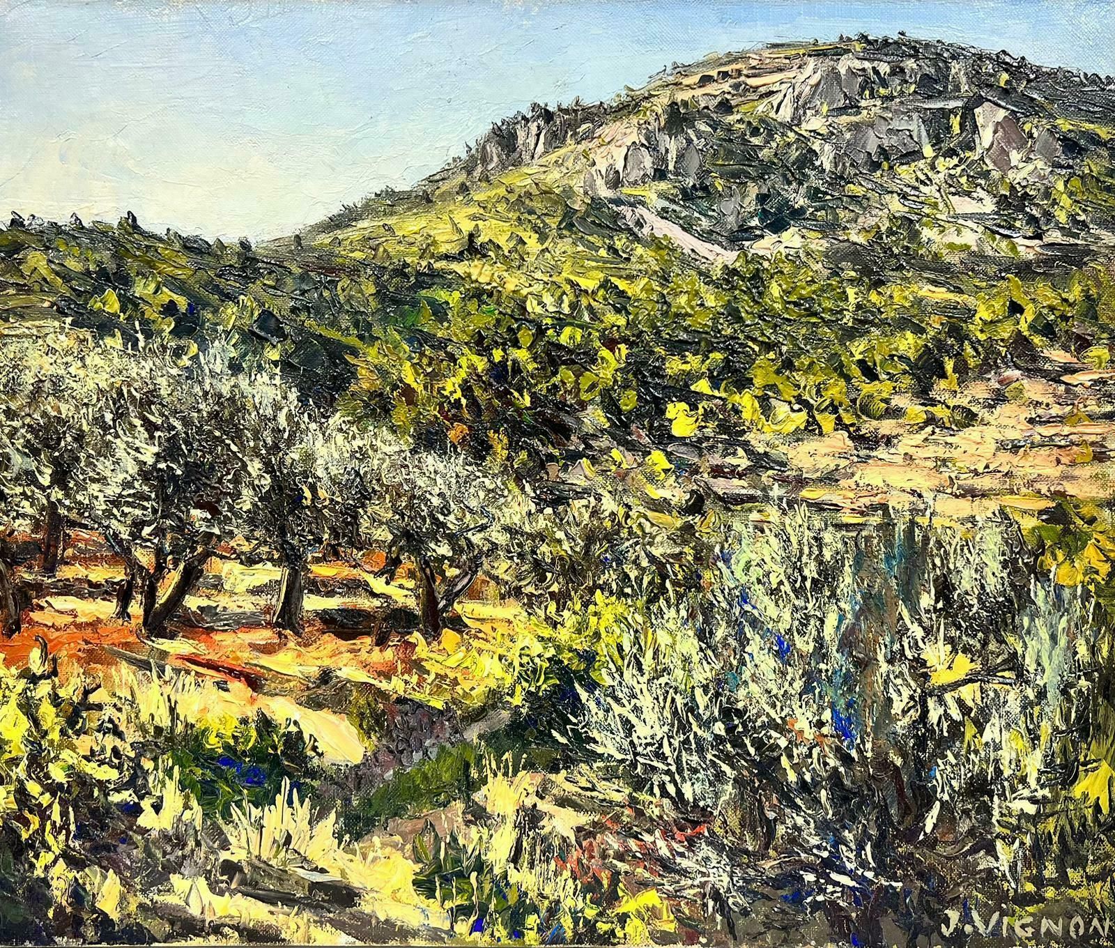 Josine Vignonolive Groves In Provence Original French Post Impressionist Signed Oil 1960's1960's