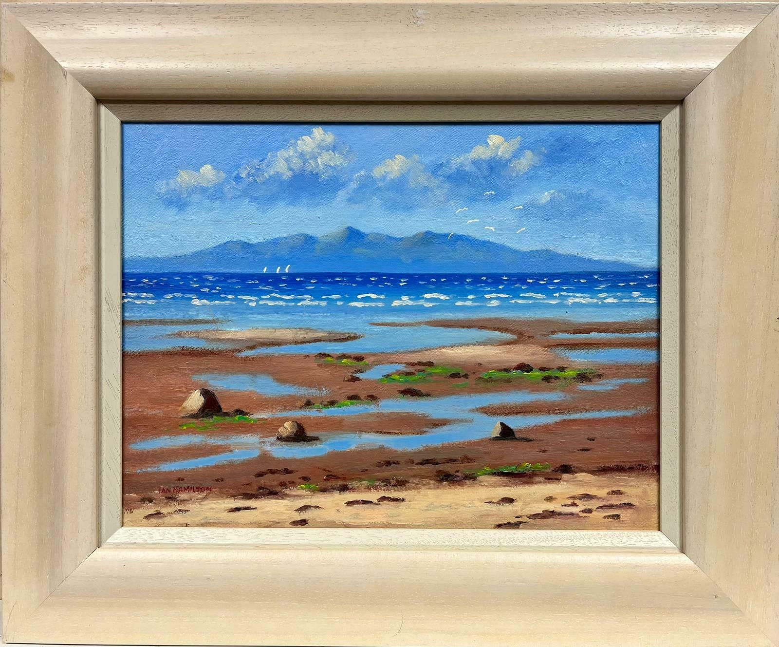 Ian Hamiltonthe Outer Hebrides Superb Scottish Oil Painting, Beach & Coastal Seascape photo furniture