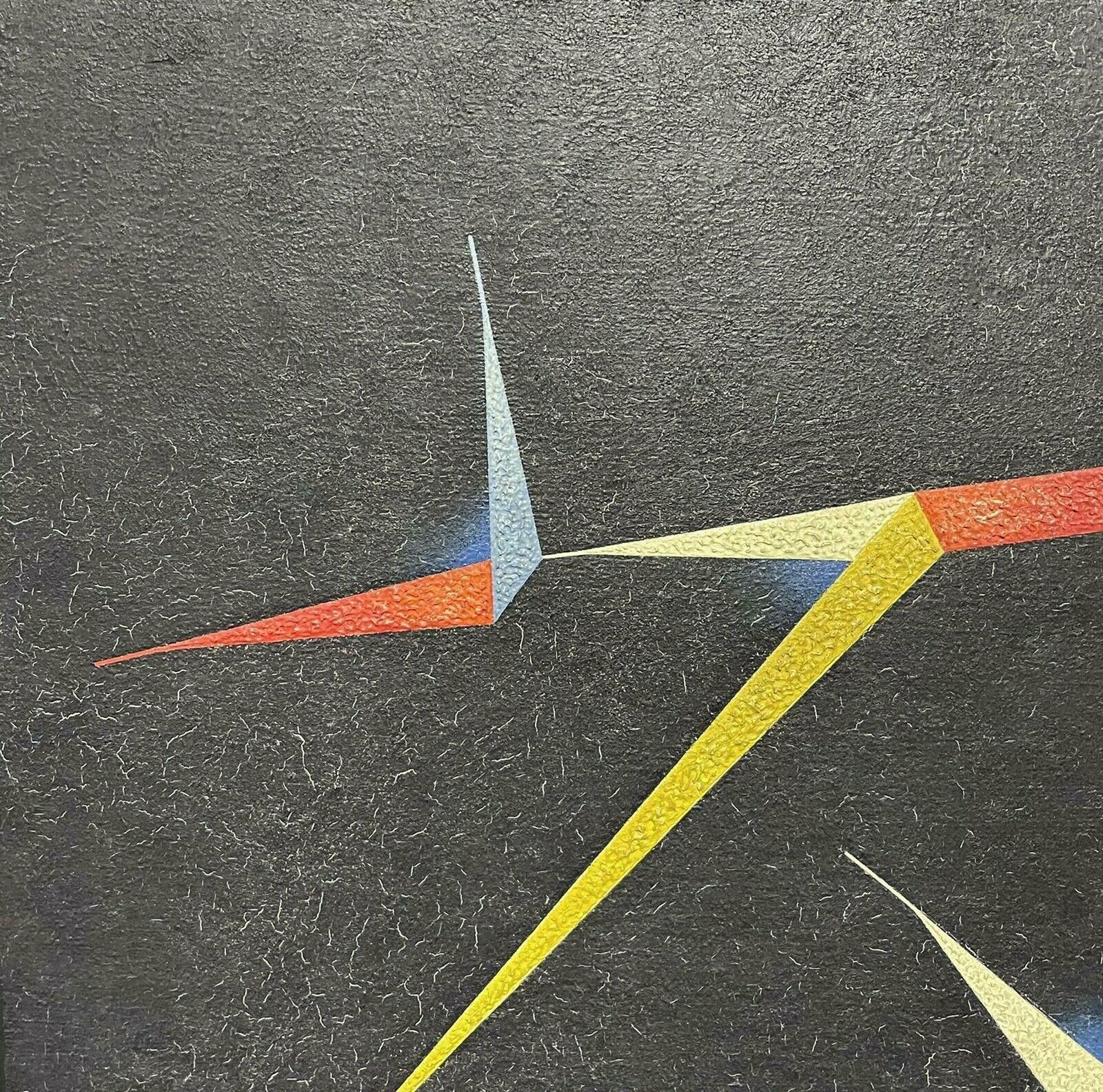 Enric Crous Vidallarge Spanish Geometric Abstract Painting   Colourful Statement Shapesc.1960s photo furniture