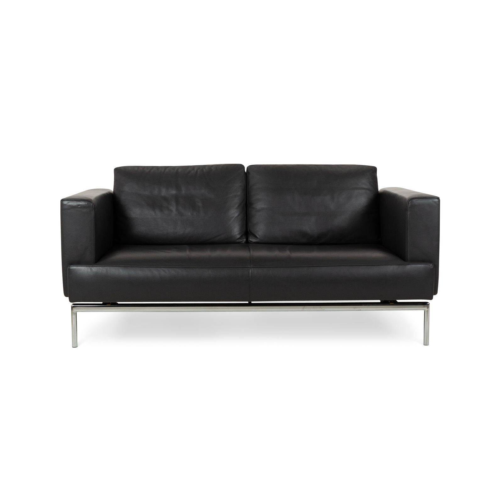 Fsm Easy Fsm Leather Three Seater Grey Manual Function Sofa