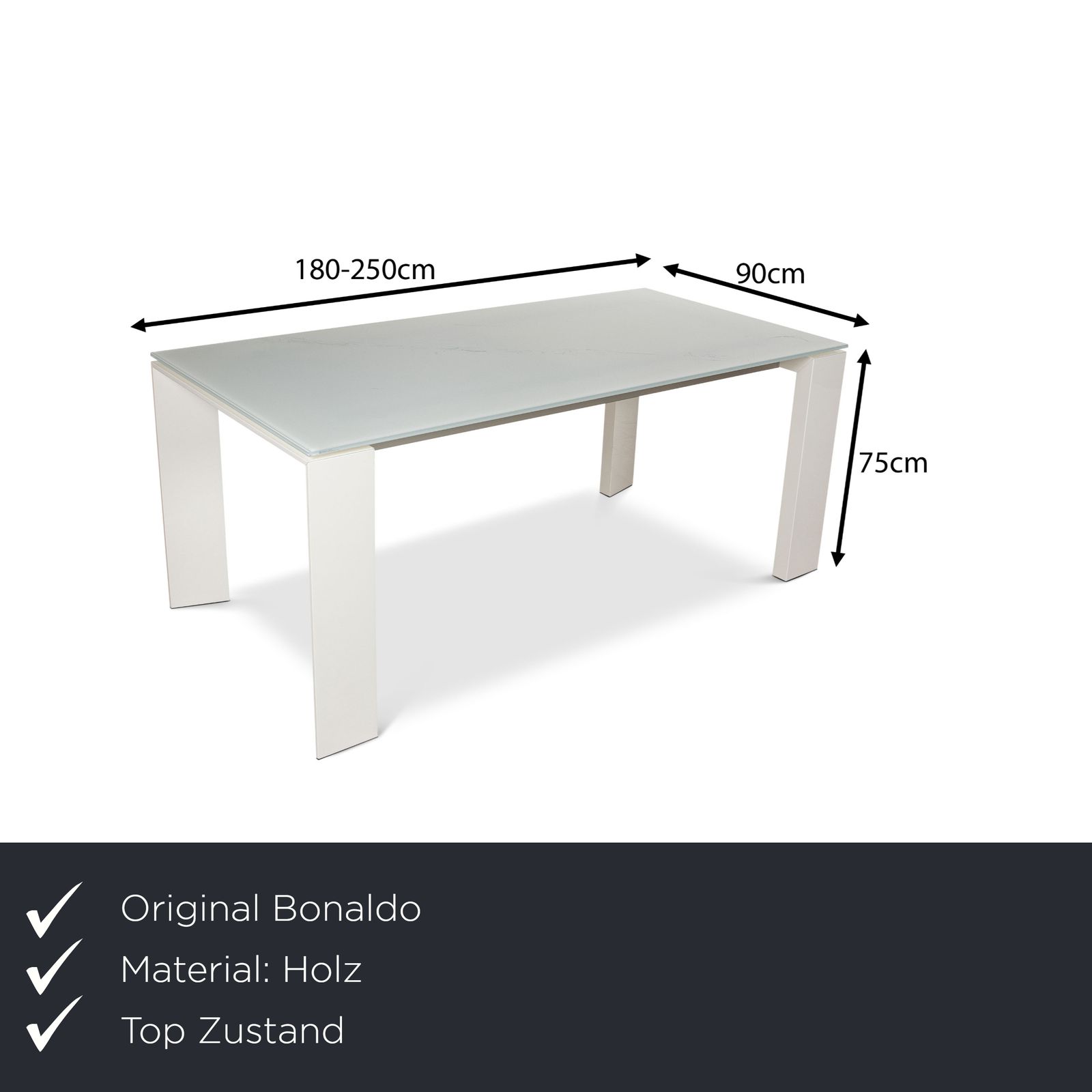 Bonaldo Twice Wooden Dining Table White Dining Room photo furniture