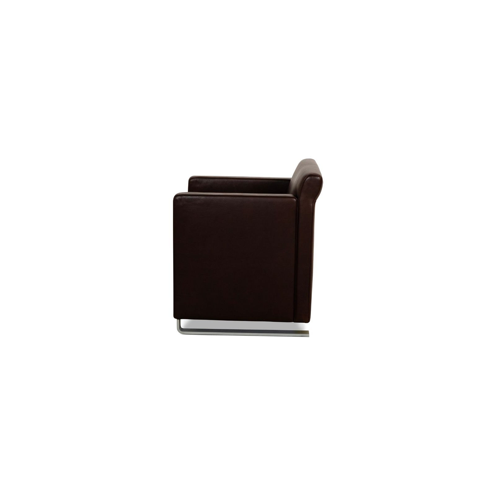photo for sale Fauteuil Cor Quant en cuir brun-rouge