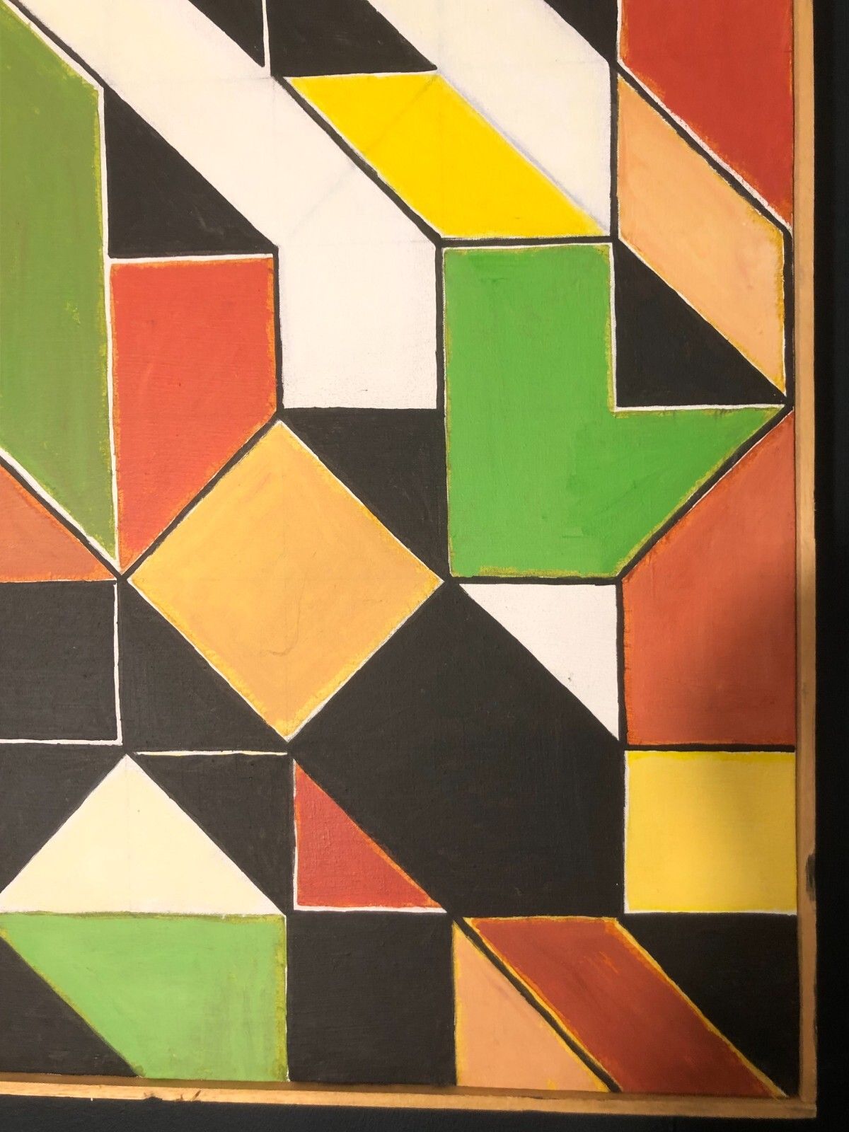 Oil Painting Modern Art Old Masteralbert Poizat (Born 1940) French Composition 3 photo 1500.0