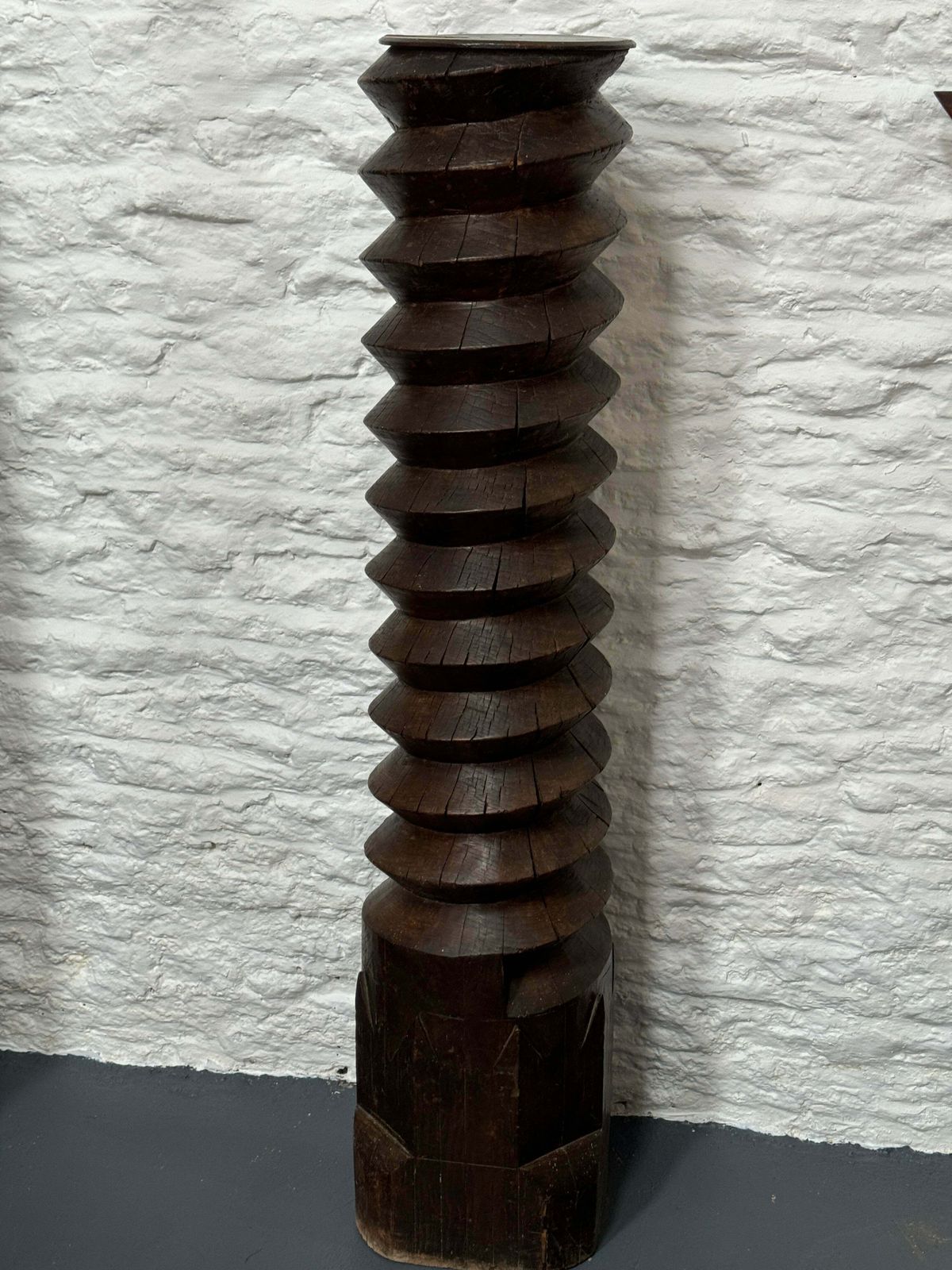 19th Century French Wine Press photo vintage