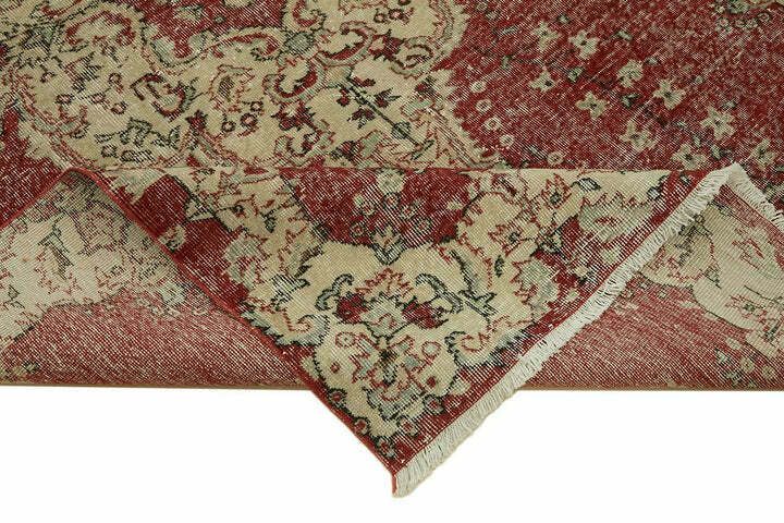 Handmade Beige Turkish Vintage Area Rug 330 Cm X 208 Cm photo vinterior