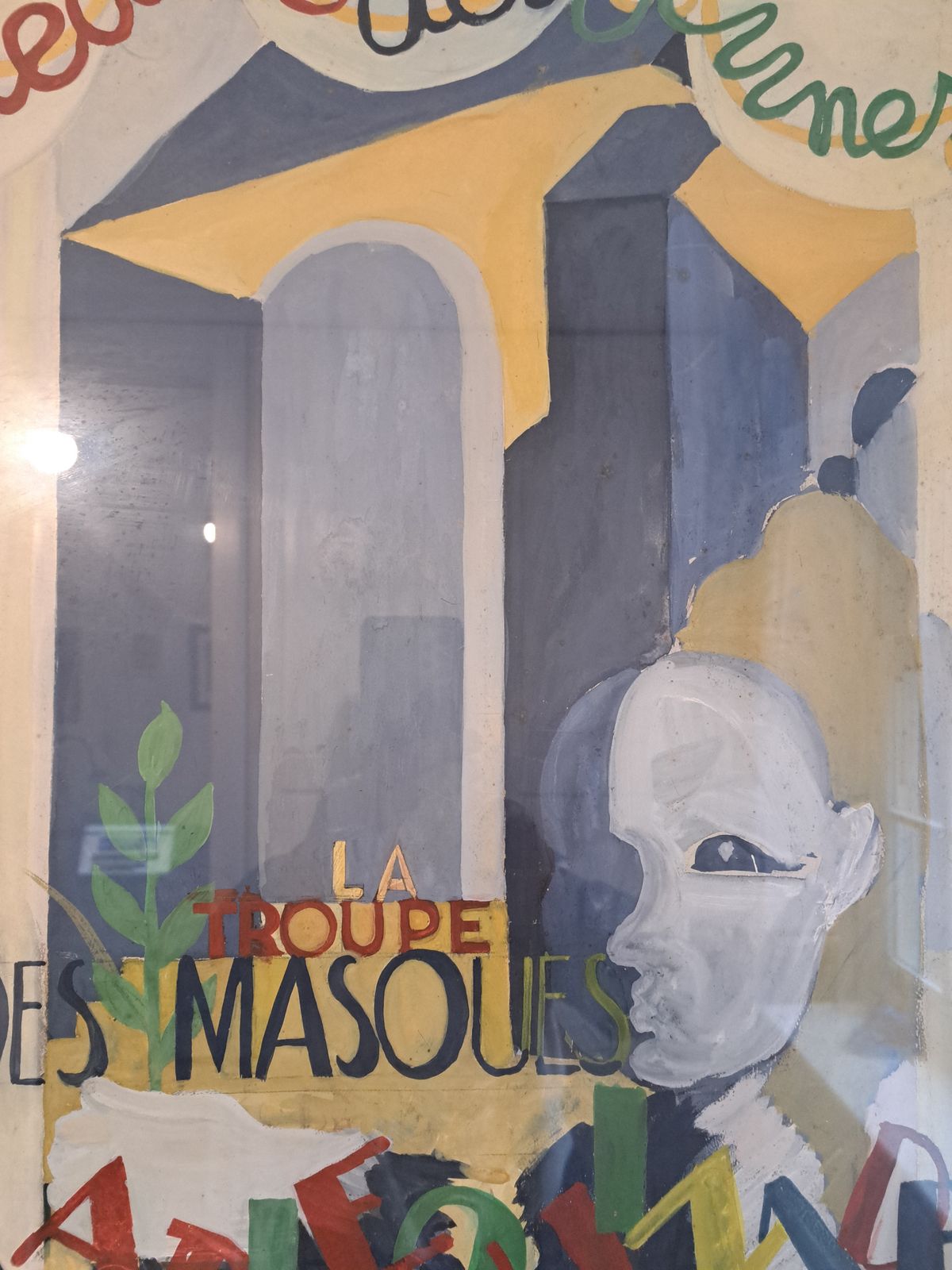 A Most Rare Tempera Painting By The Master Of Art Deco Posters Paul Colin photo buy