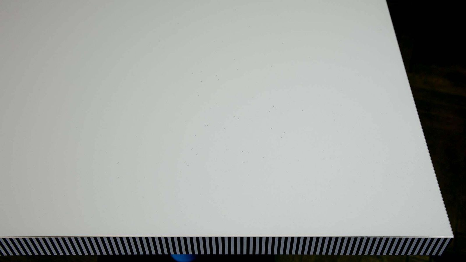 photo furniture Mid Century Modern White Blue Desk By Antonia Astori For Driade, Italy 1980s