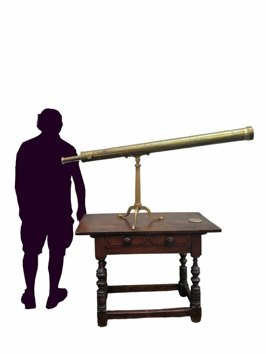 Astronomical Telescope, Duroni Milano, 19th Century photo Home Decor