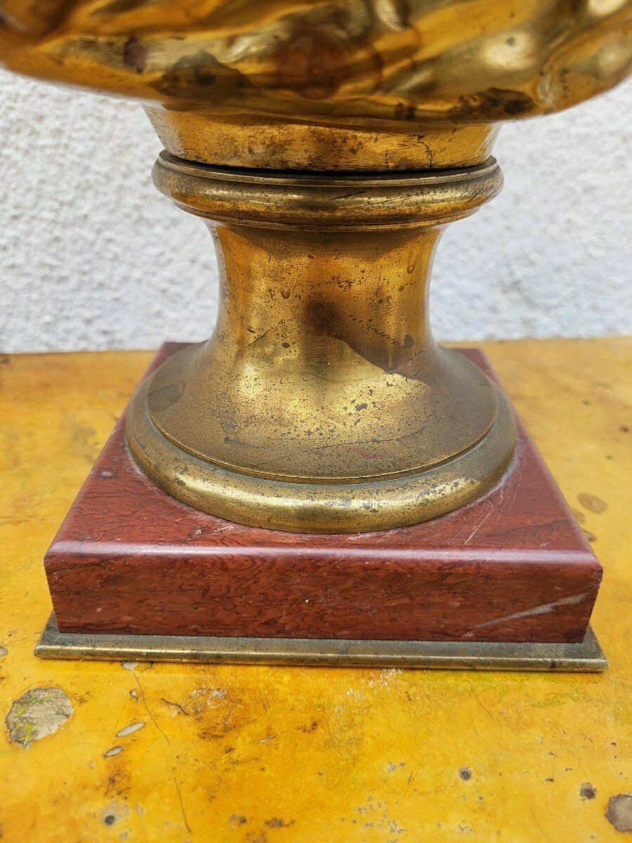 photo for sale A Carrier, Bronze Bust Of A Woman, Signed, 19th Century