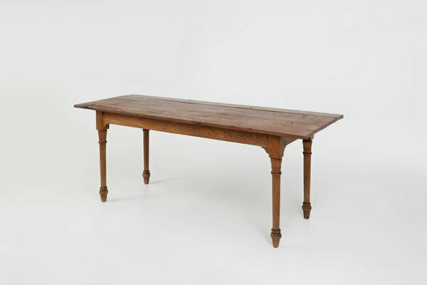 Rustic Farmhouse Table In Oak Wood, France, 1850s photo 2992.0