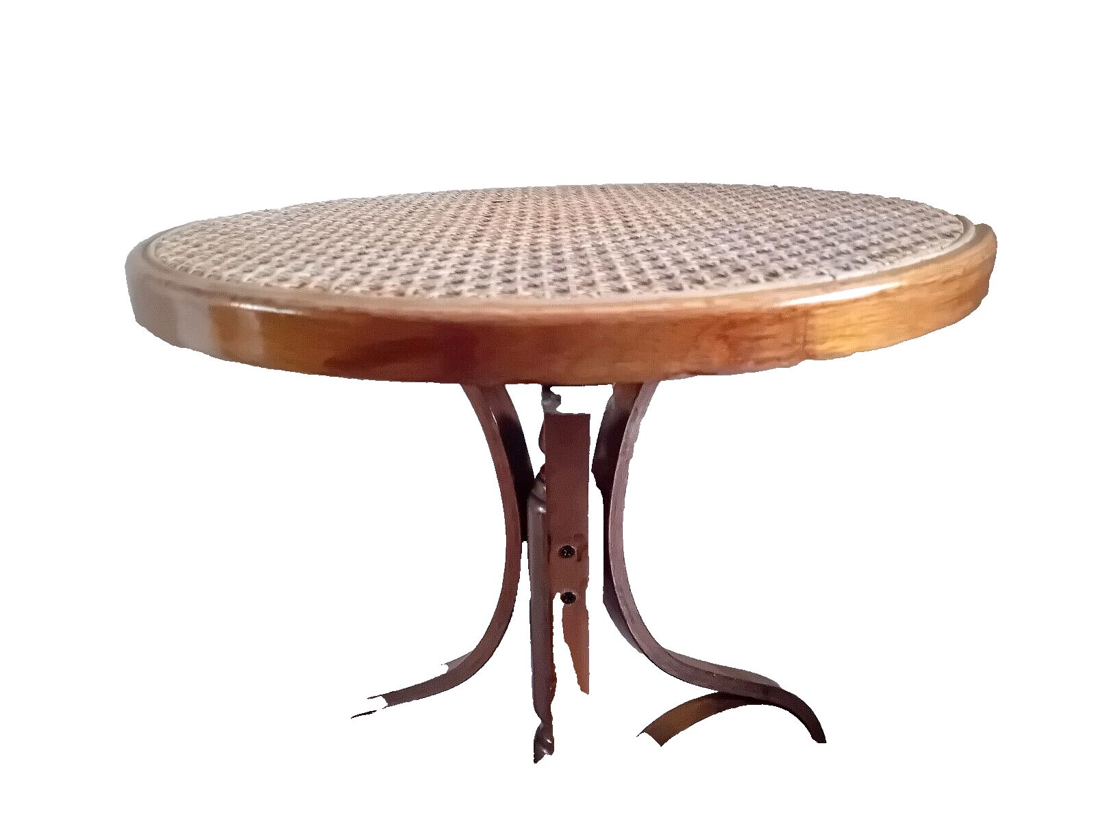 photo furniture Beautiful Mid Century Bentwood Bergere Top Thonet Style Drinks / Side Table