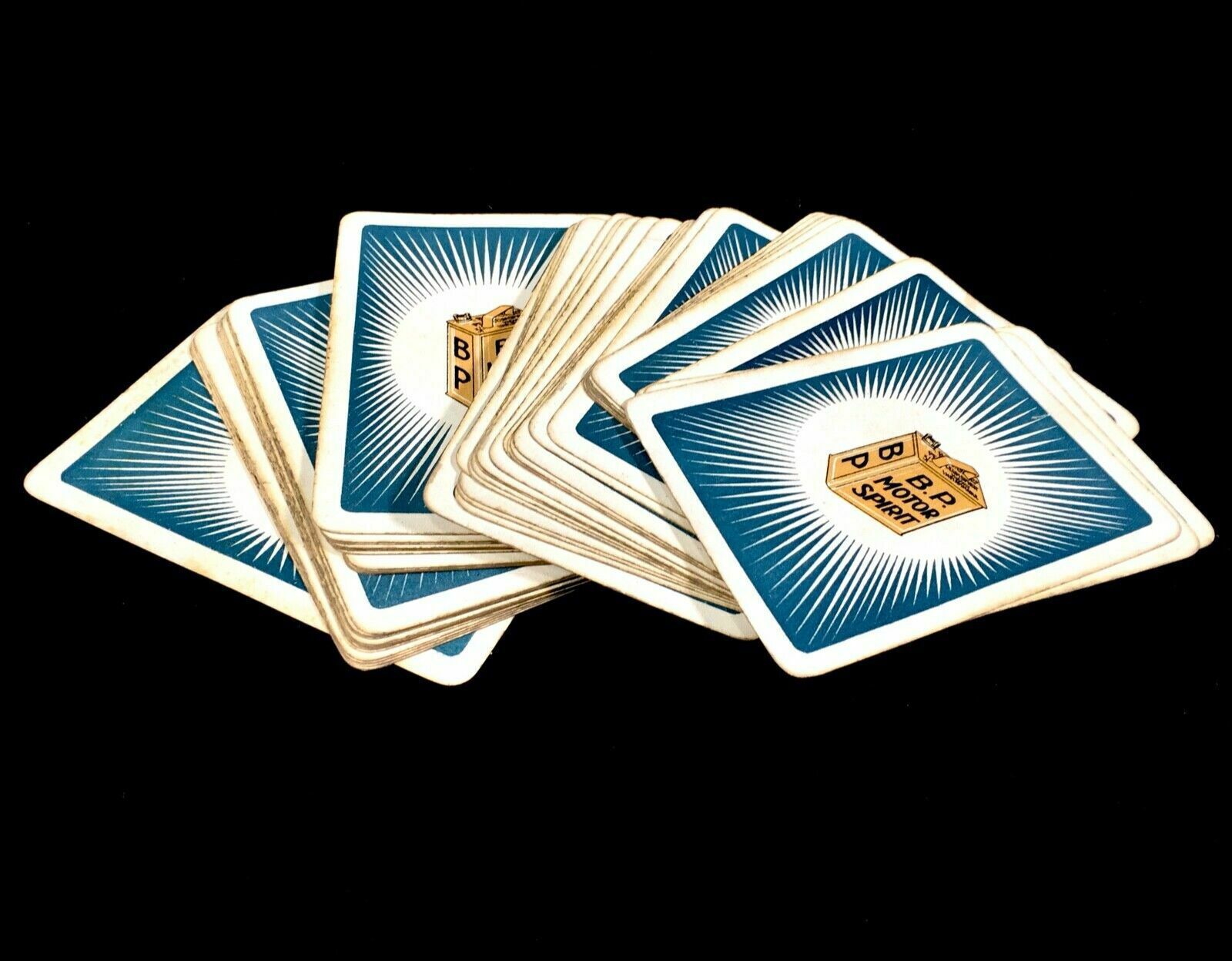 Antique Automobile   Rare Complete Set Of Playing Cards By Bp British Petroleum photo Home Decor