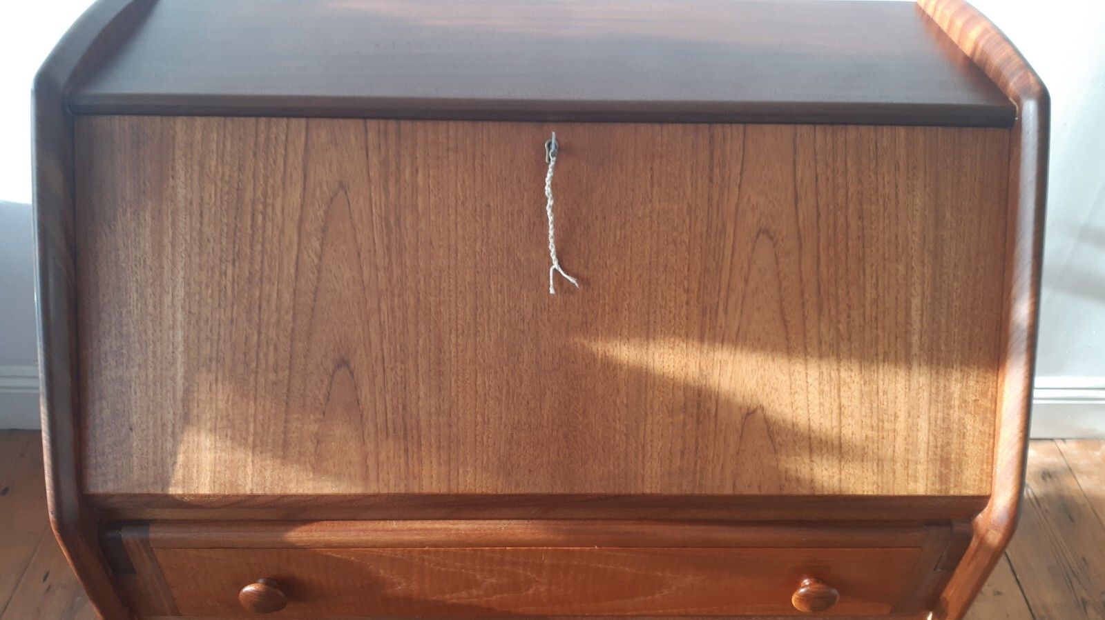 Mid Century  Vintage Teak Fall Front Bureau A. Younger Ltd Heals Vgc Uk Delivery photo buy
