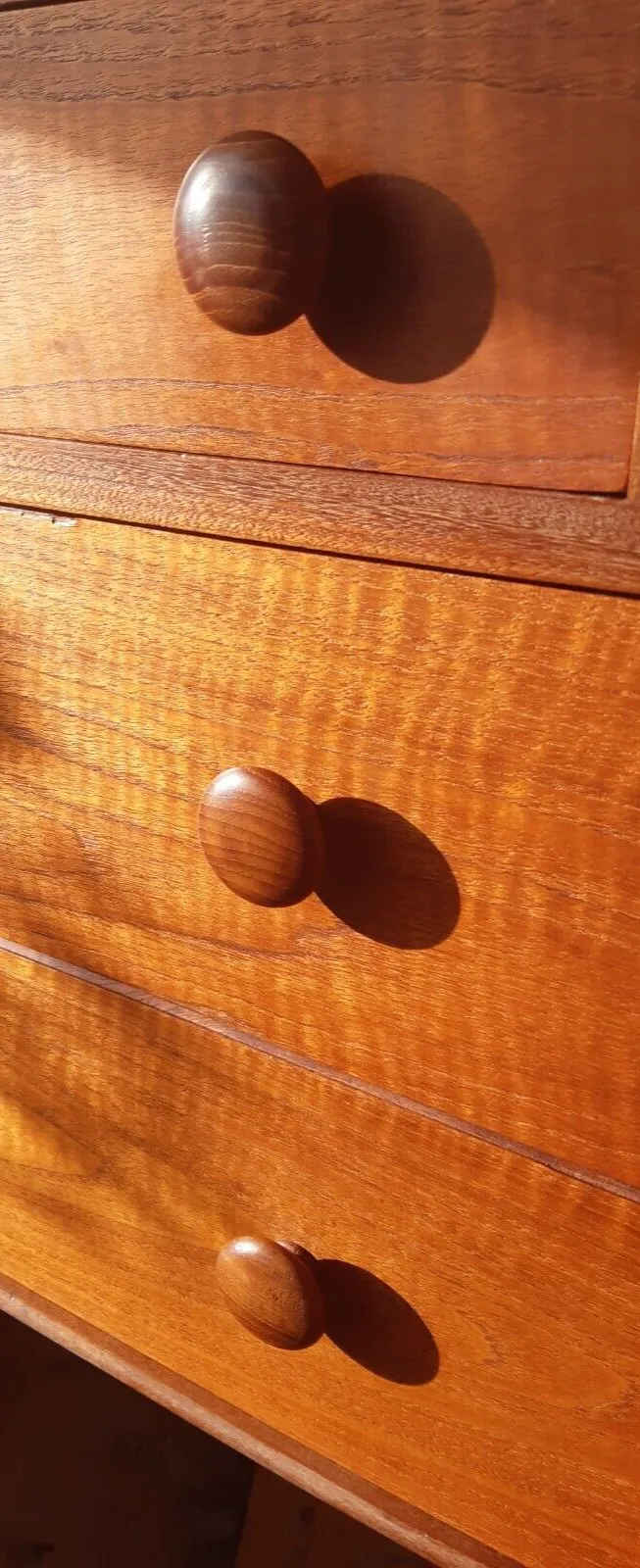 photo vinterior Mid Century  Vintage Teak Fall Front Bureau A. Younger Ltd Heals Vgc Uk Delivery
