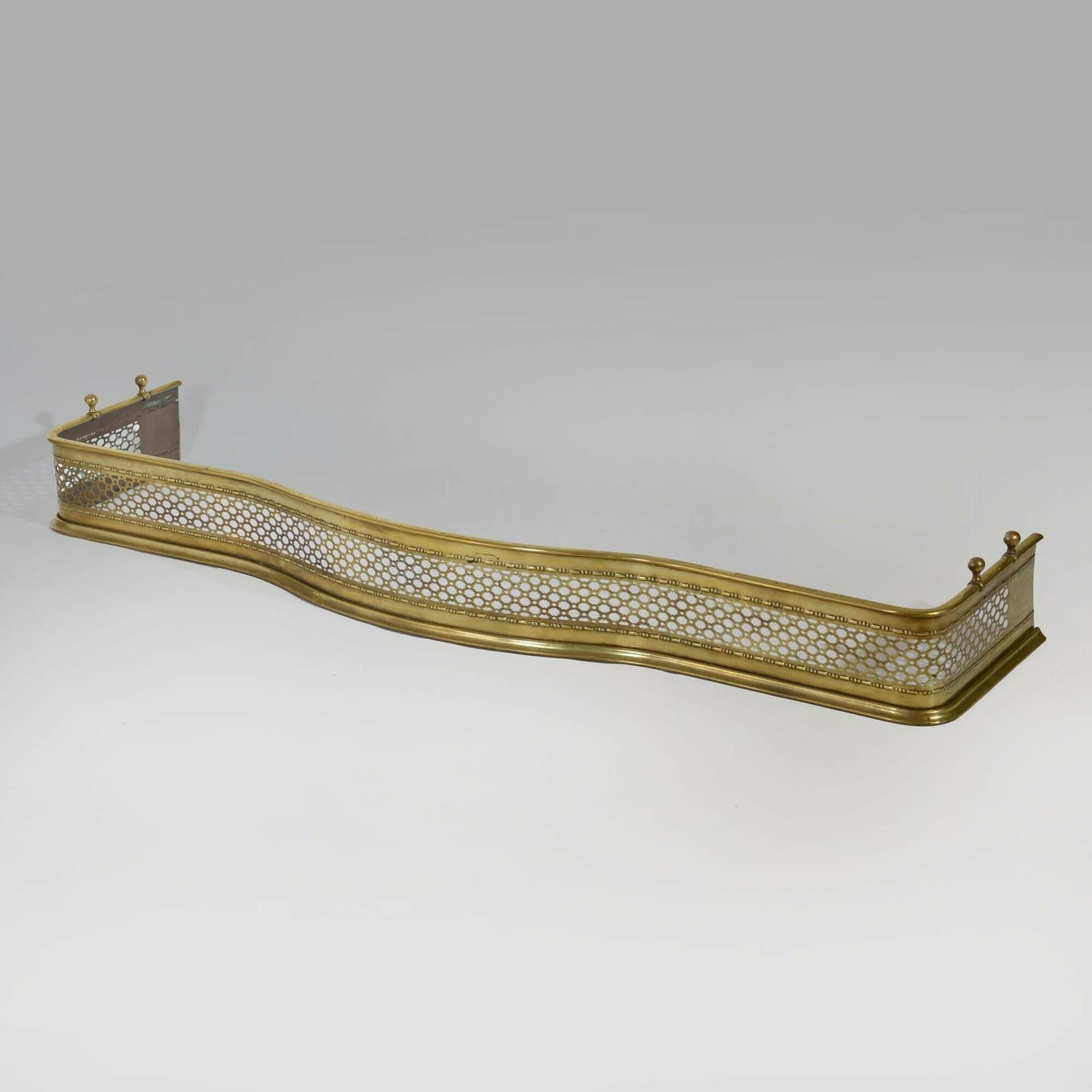 Large Country House Brass Fender