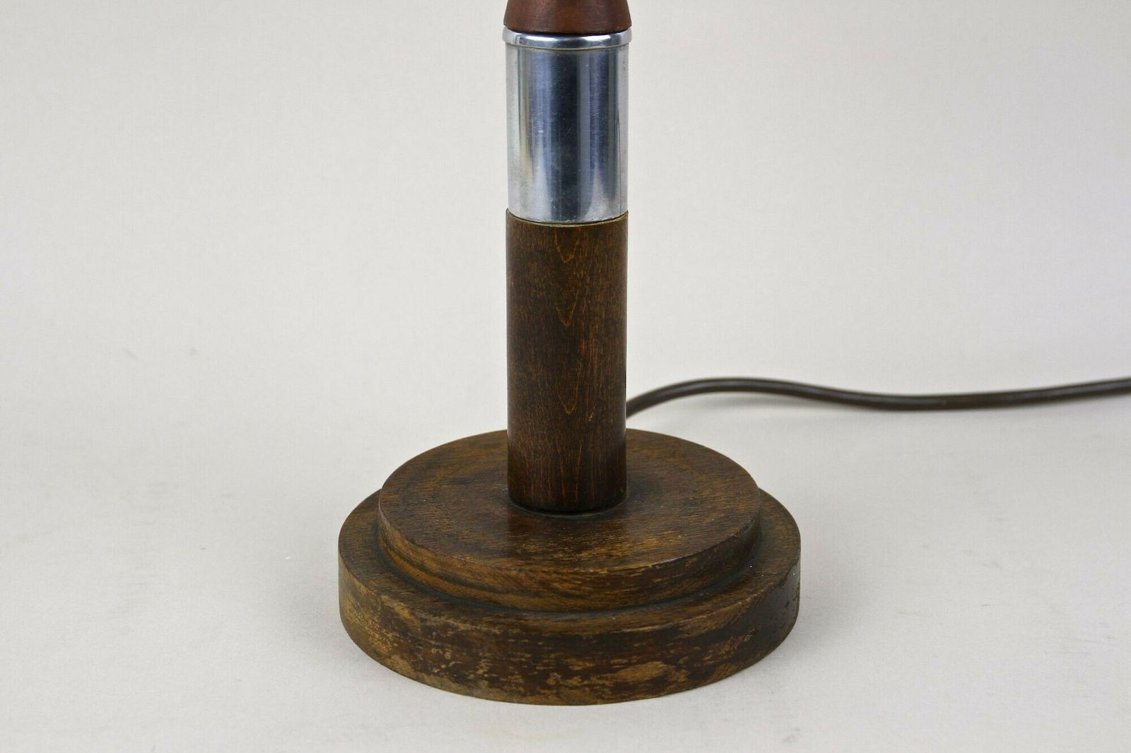 Art Deco Table Lamp With Glass Lampshade, 20th Century, Austria Ca. 1930 photo Lighting