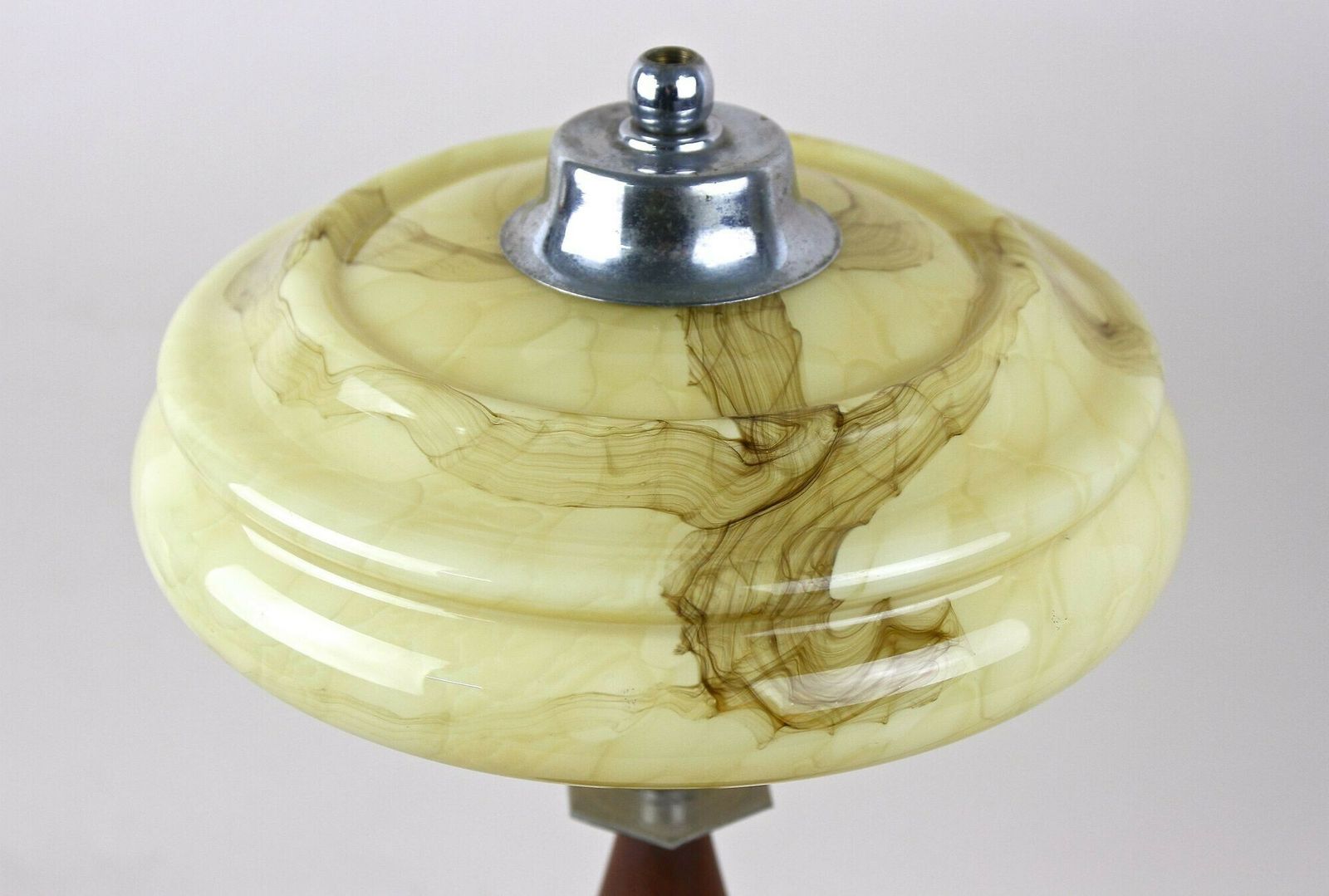 Art Deco Table Lamp With Glass Lampshade, 20th Century, Austria Ca. 1930 photo buy