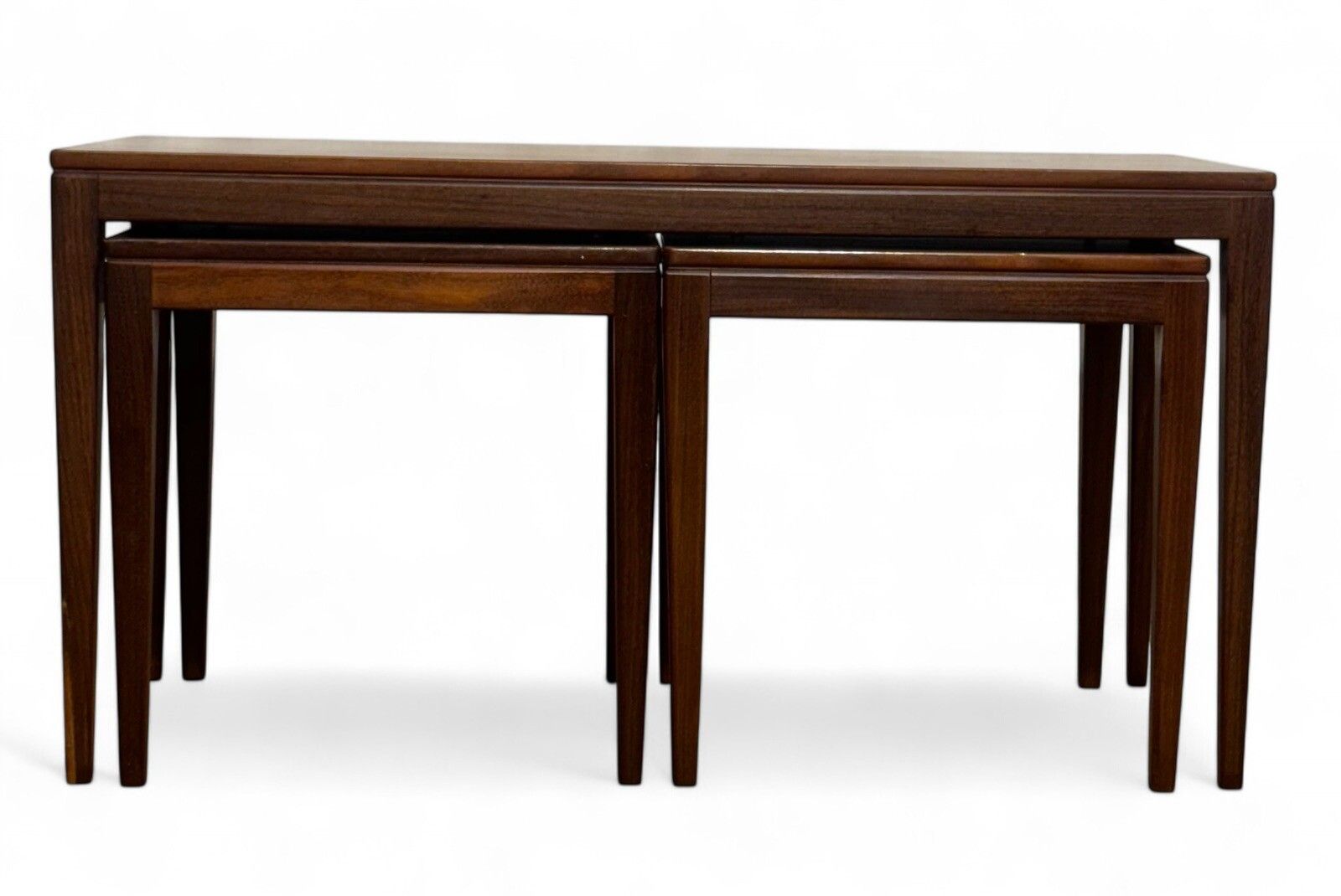 Furniture Richard Hornby Nest Of Tables Afromosia Mid Century Retro Rare photo