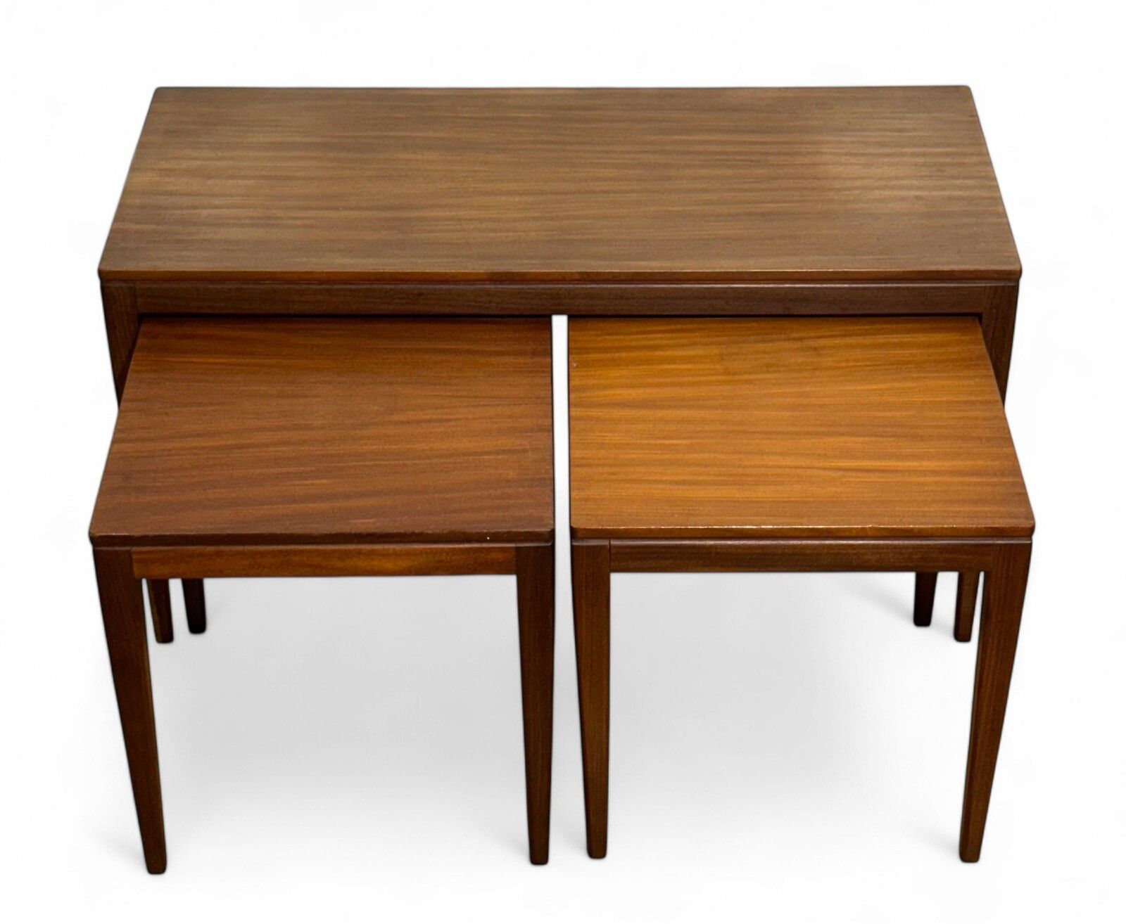 145.0 Richard Hornby Nest Of Tables Afromosia Mid Century Retro Rare photo