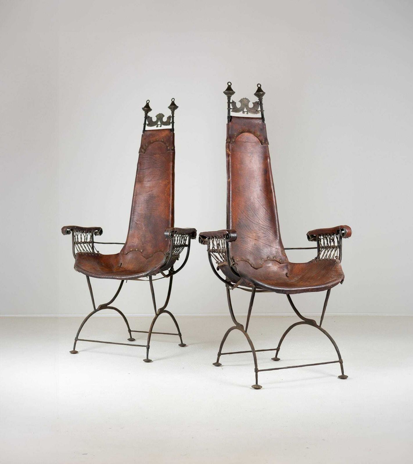 Trône Armchairs By Sido & François Thévenin, Set Of 2 'Royal Armchairs