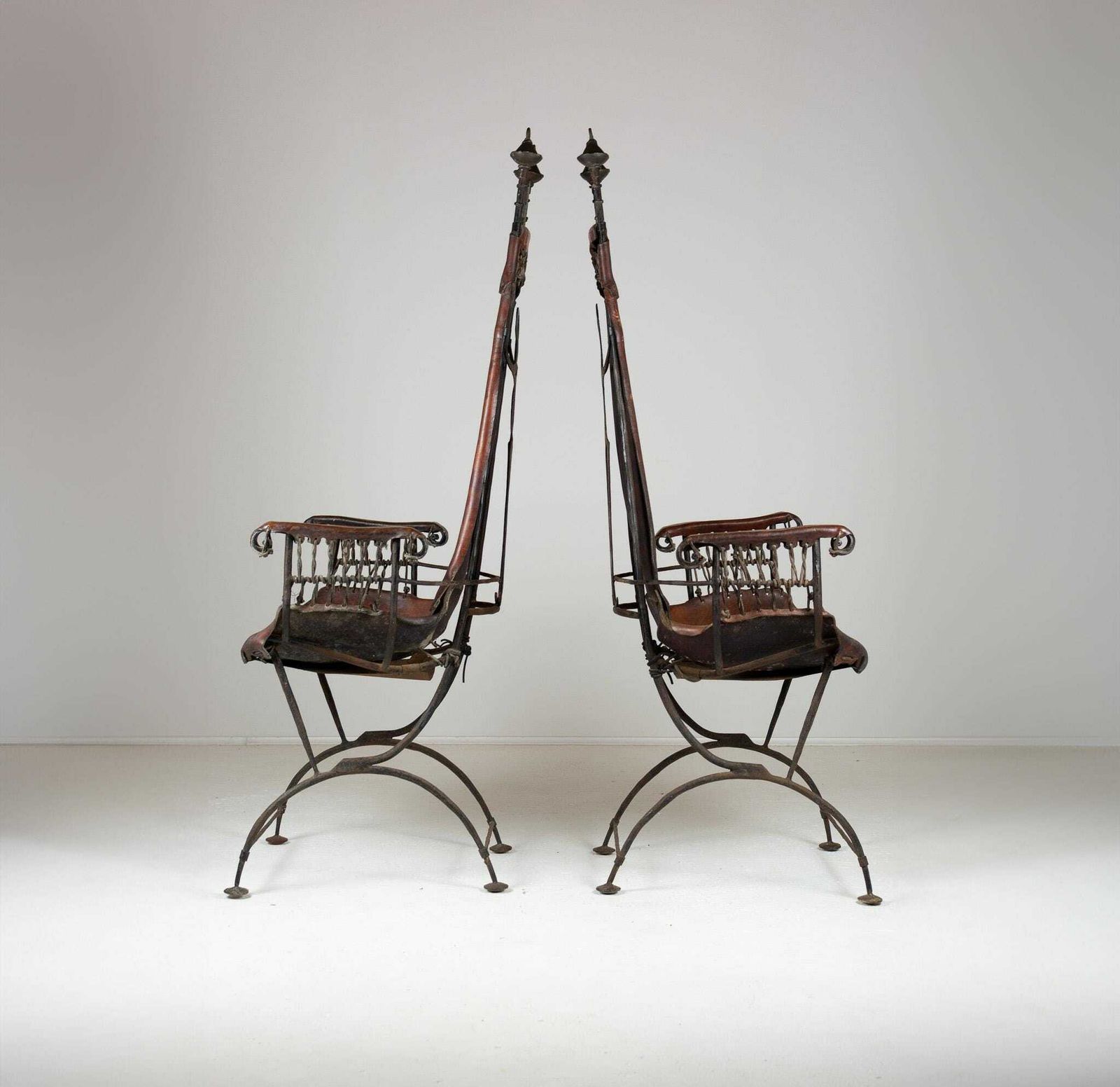 Trône Armchairs By Sido & François Thévenin, Set Of 2 'Royal Armchairs photo for sale
