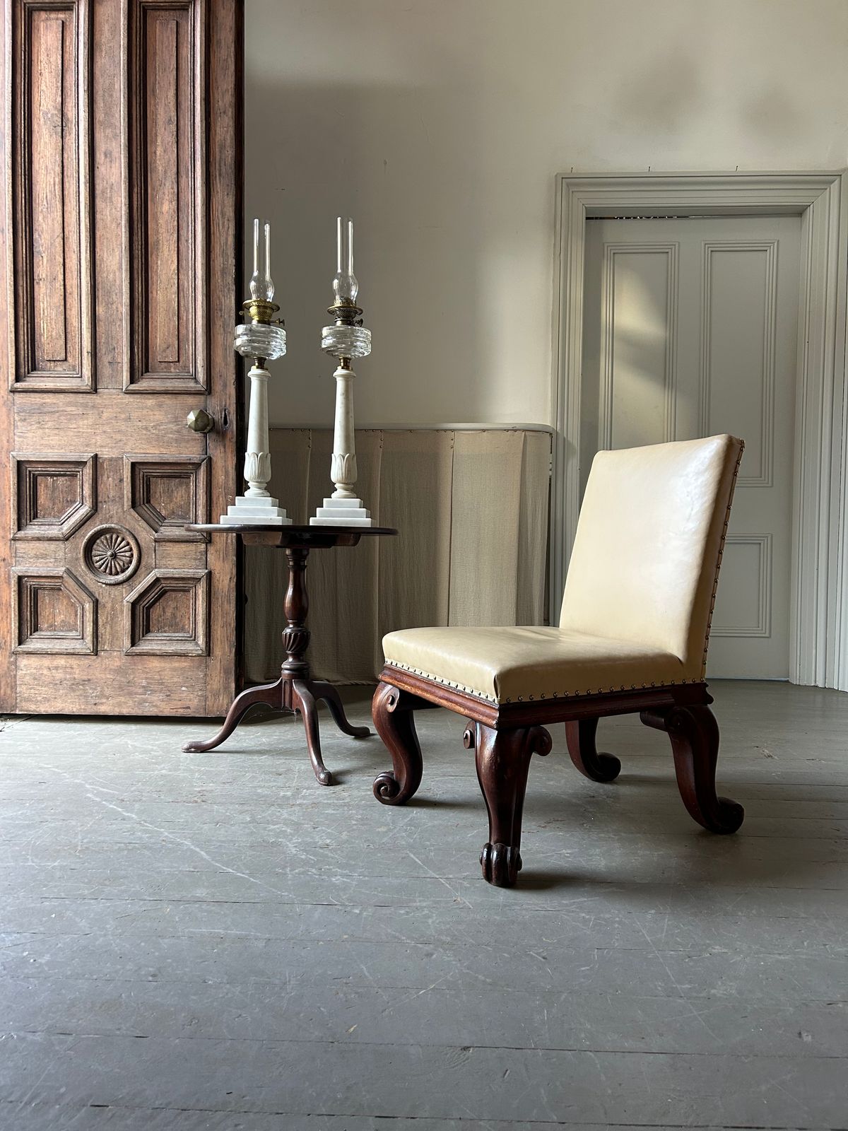 Bold William IV Carved Side Chair