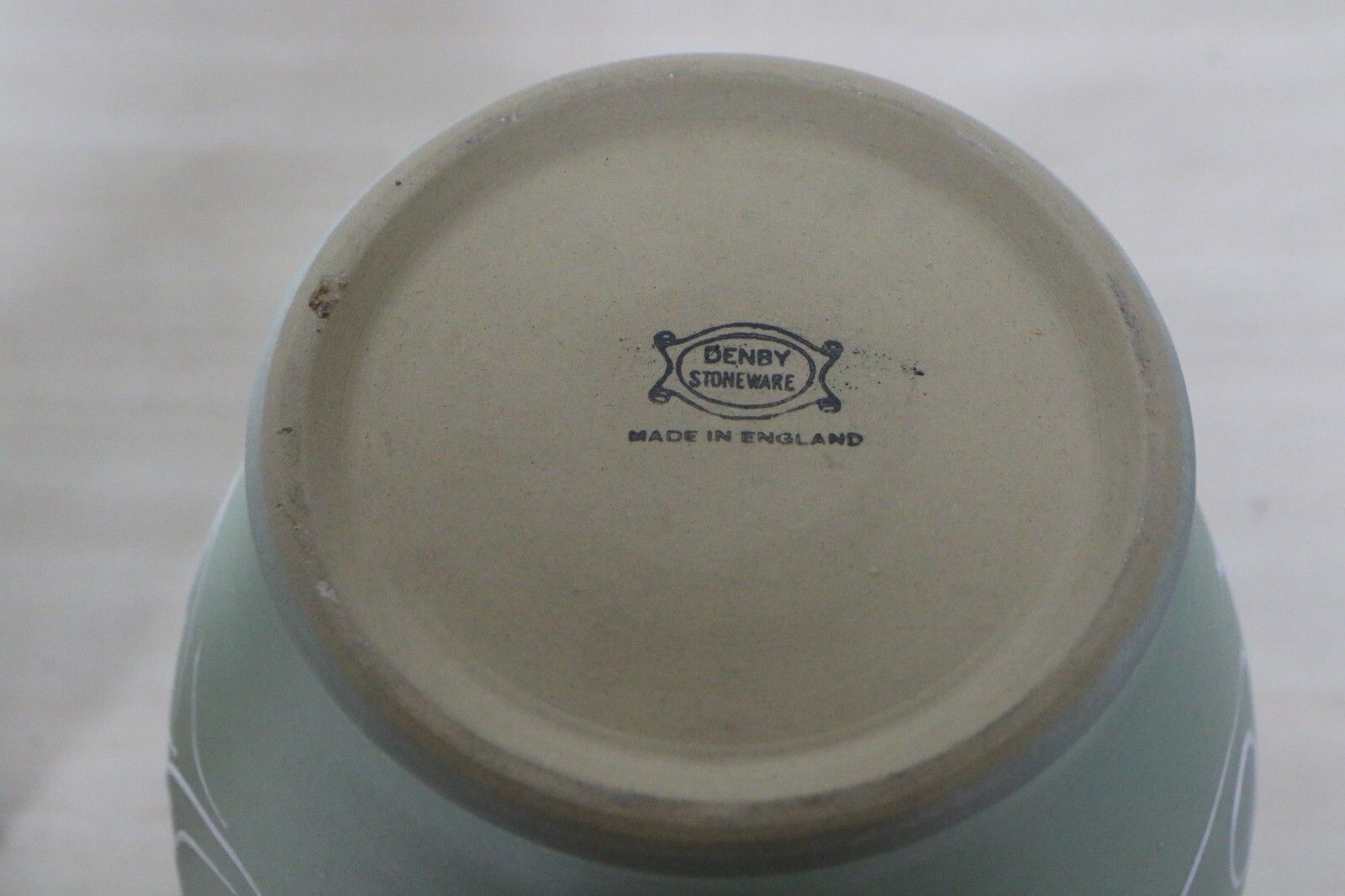 Vintage Denby Pottery Studio Pottery Vase Sage Matte Green Mid Century Vgc photo buy