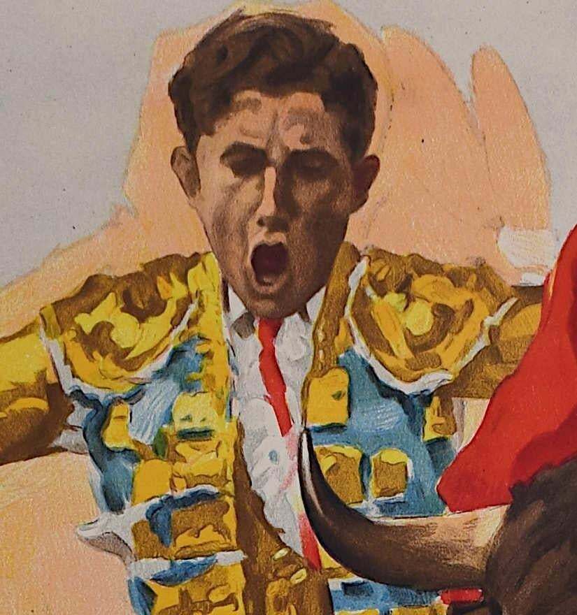 Juan Reus, Bullfighting Poster With Carlos Arruza, Salamancar 12 September 1951 photo furniture