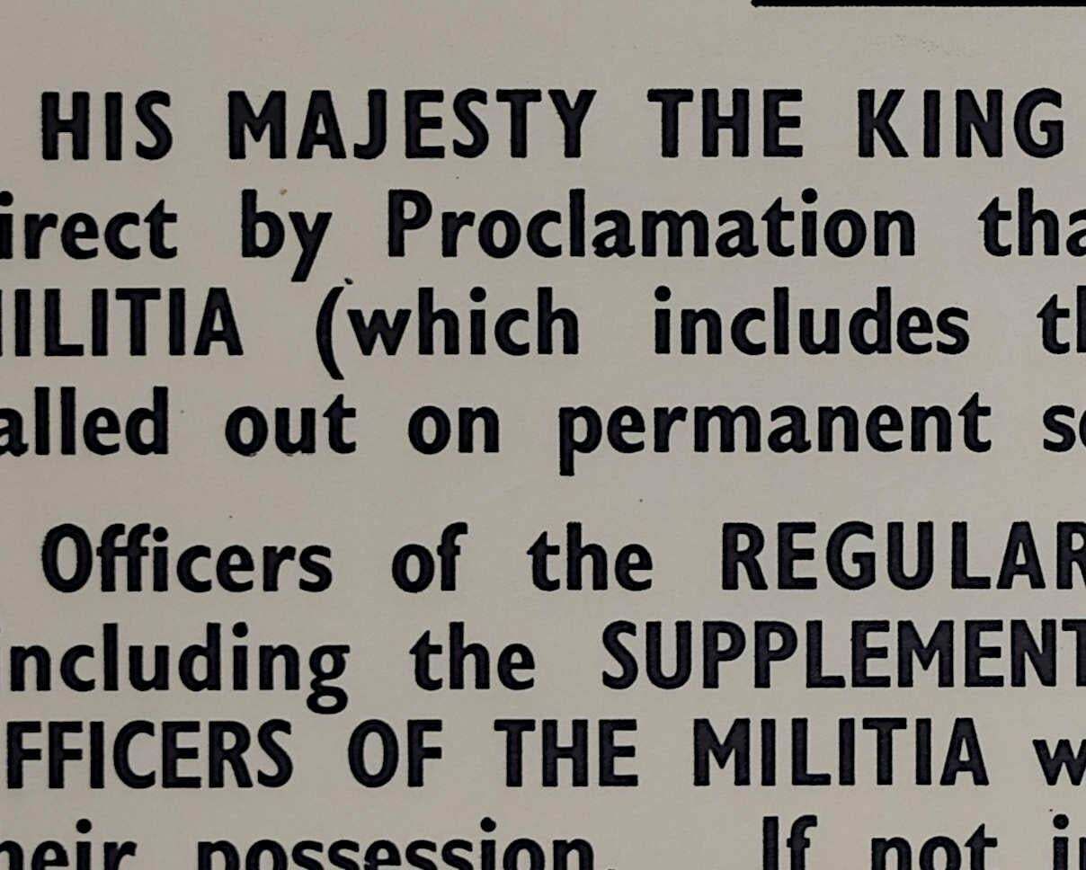 Churchill Poster: Calling Out Of The Whole Army Reserve photo 1107.0