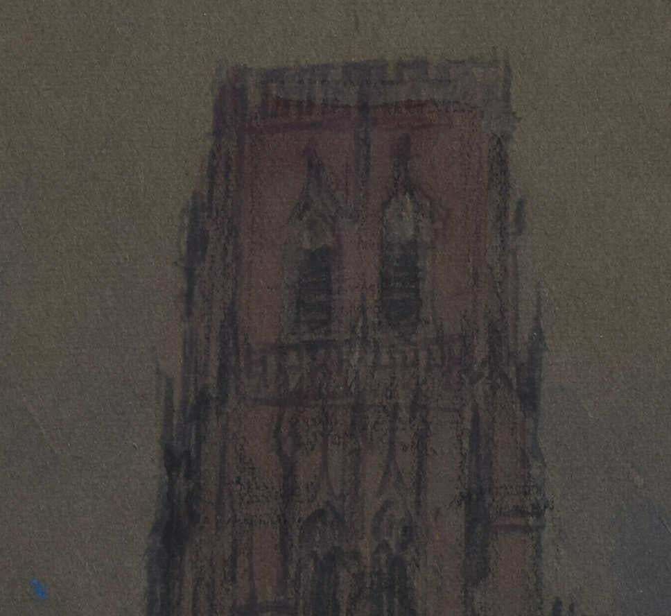Sir Albert Richardson, Durham Cathedral, View From Palace Green, Watercolour By Sir Albert Richardson photo furniture