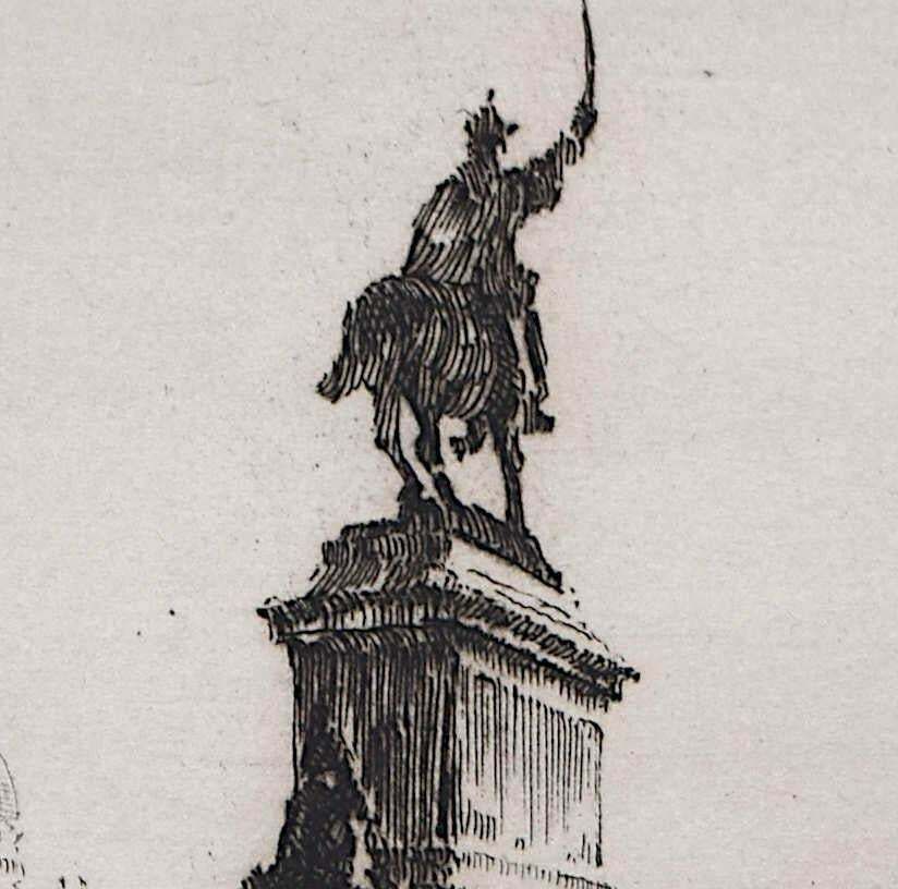 John Chaplain Venice Etching, View Of Santa Maria Della Salute photo furniture