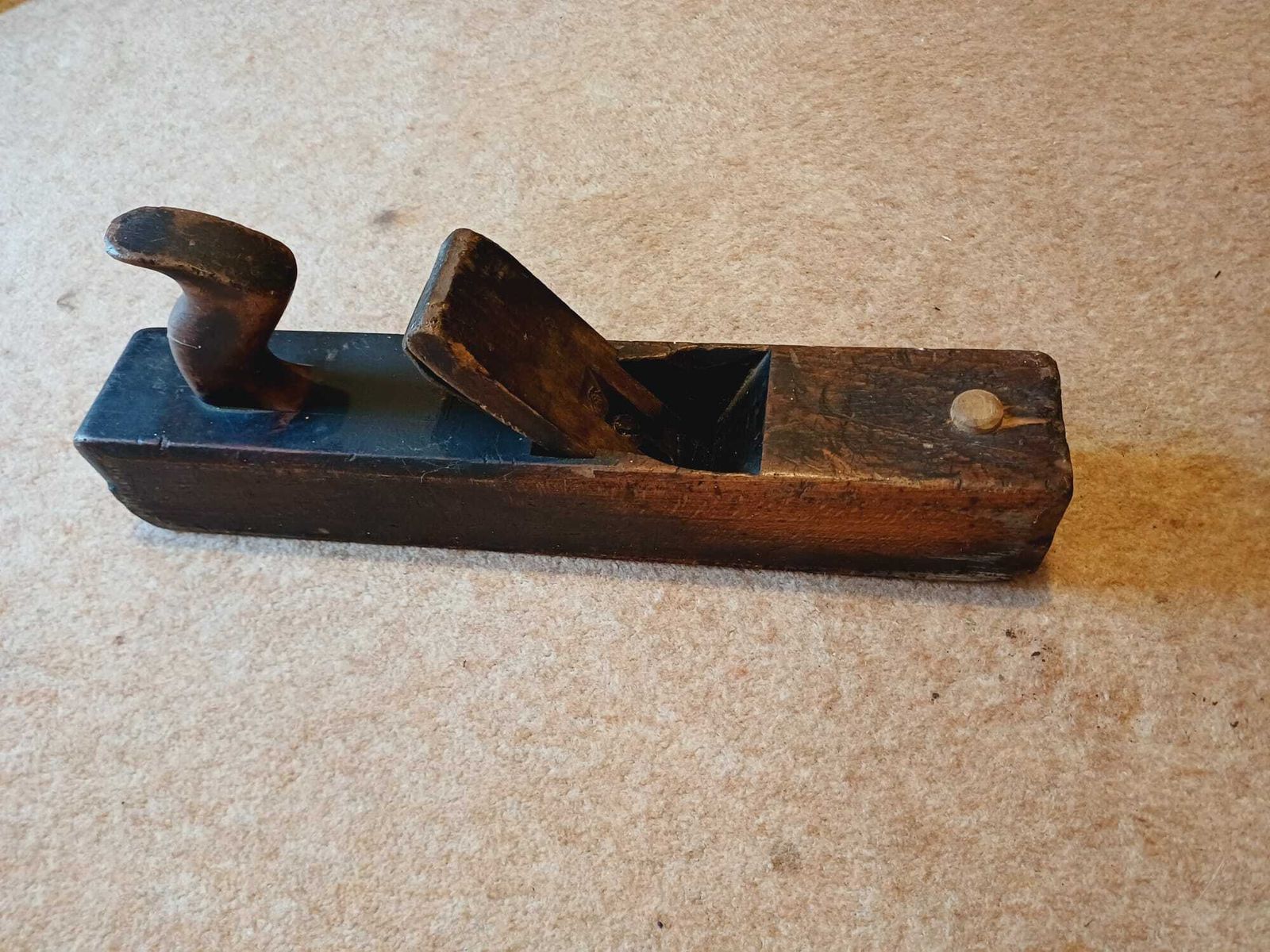 Antique Wood Plane – Rare Double Bladed Example (A. Mathieson & I. Sorby) photo vinterior