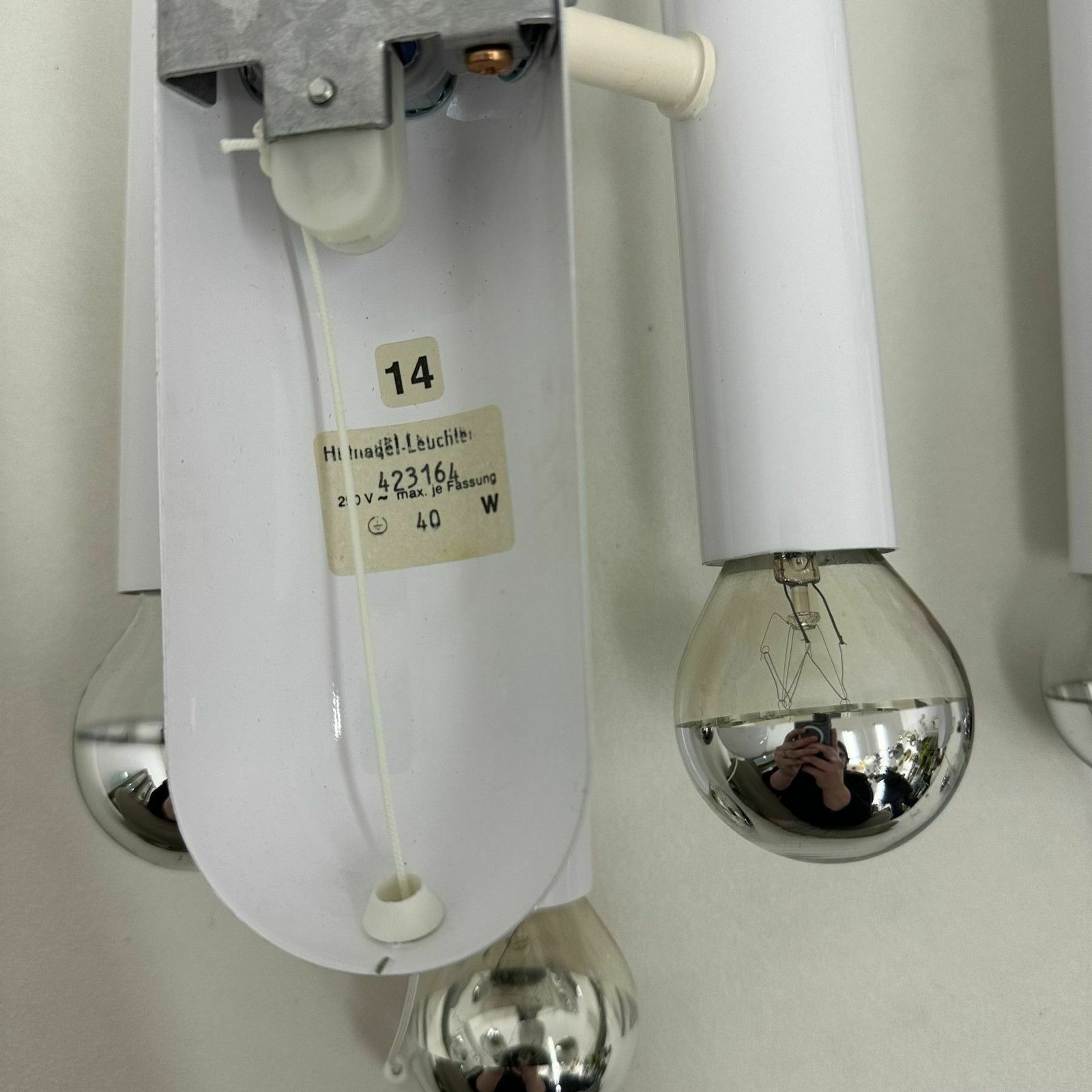 Set Van 2 Hufnagel Leuchten Wandlampen, Jaren 1970 photo Verlichting